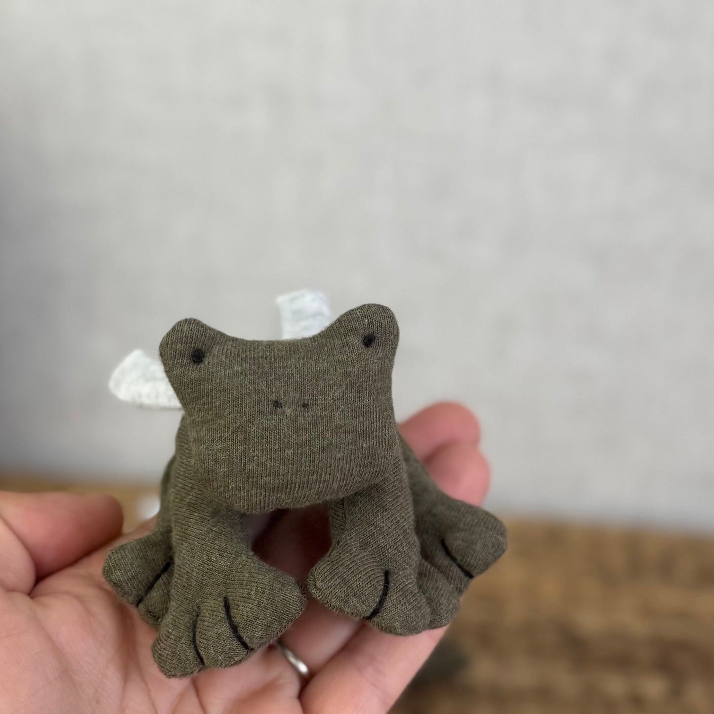Cozy Critter Olive Frog - Available Friday 4th July