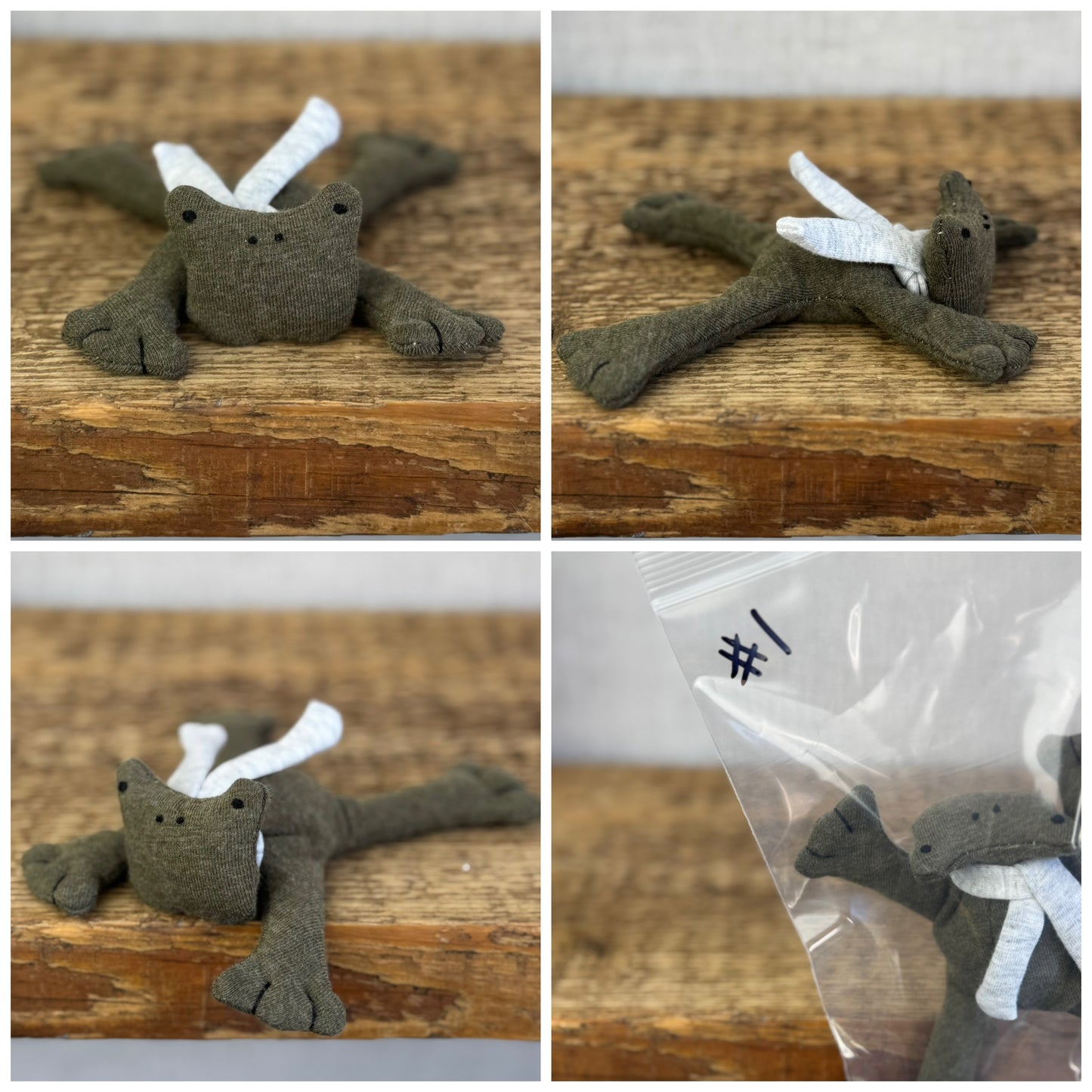 Cozy Critter Olive Frog - Available Friday 4th July