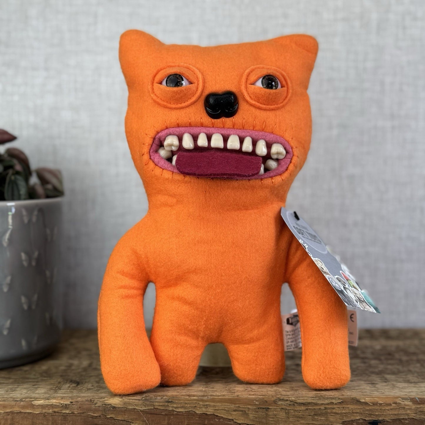Fuggler Funny Ugly Monster Orange - Sire Blench Retired Felt Monster Plush