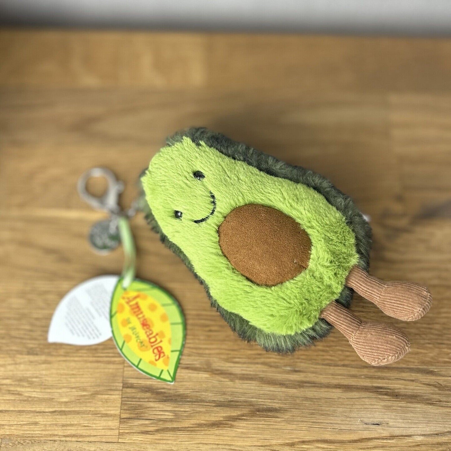 Jellycat Avacado Bag Charm - Jellycat Amusable Bag Charm - Jellycat Keyring