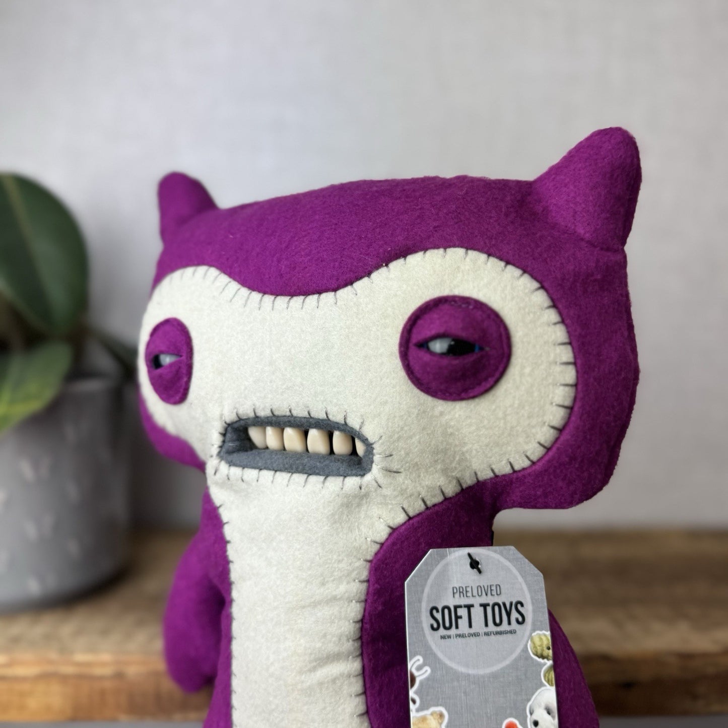 Fuggler Funny Ugly Monster Lil Demon Purple - Large Fuggler Purple Rare 12”