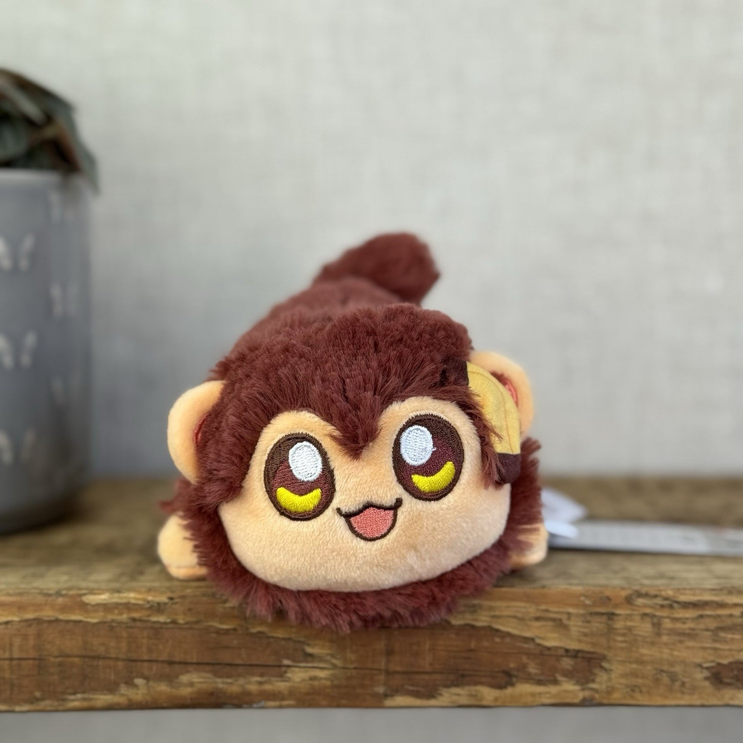 Aphmau MeeMeows - Monkey Cat Safari Fluffy Monkey Cat Plush Soft Toy 5”