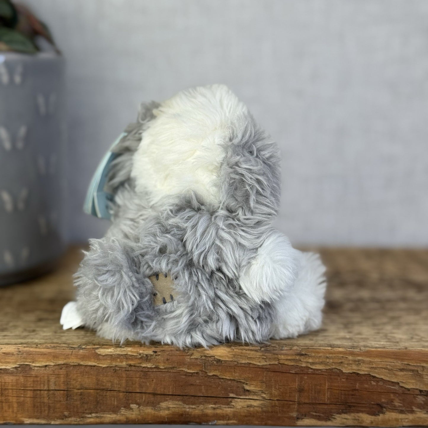Blue Nose Friends Fluffy The Sheepdog - Mini Fluffy Dog Beanie Pal New 5”