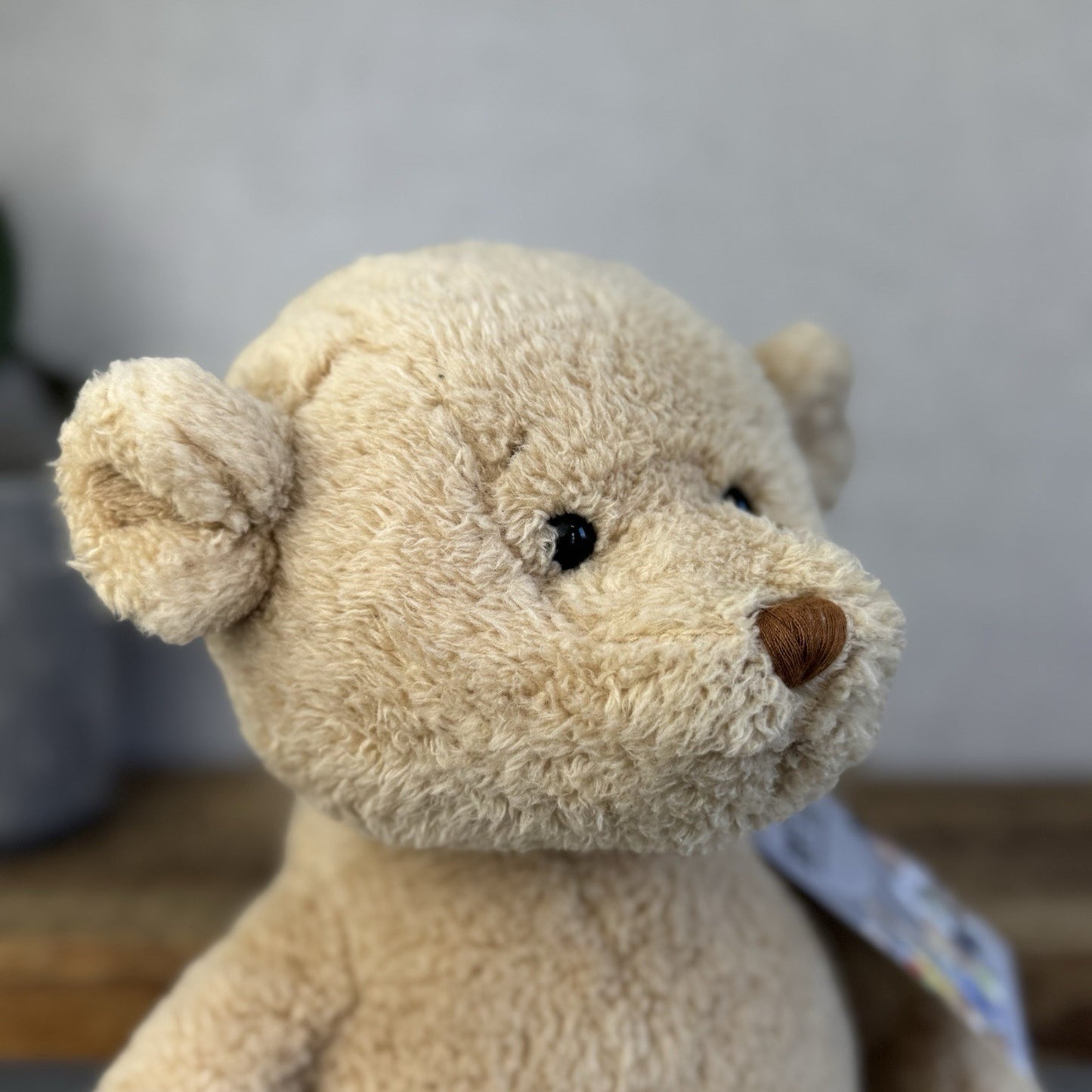 Barbara Bukowski Teddy Bear - Julian Lionheart Honey Beige Beanie Bear Retired