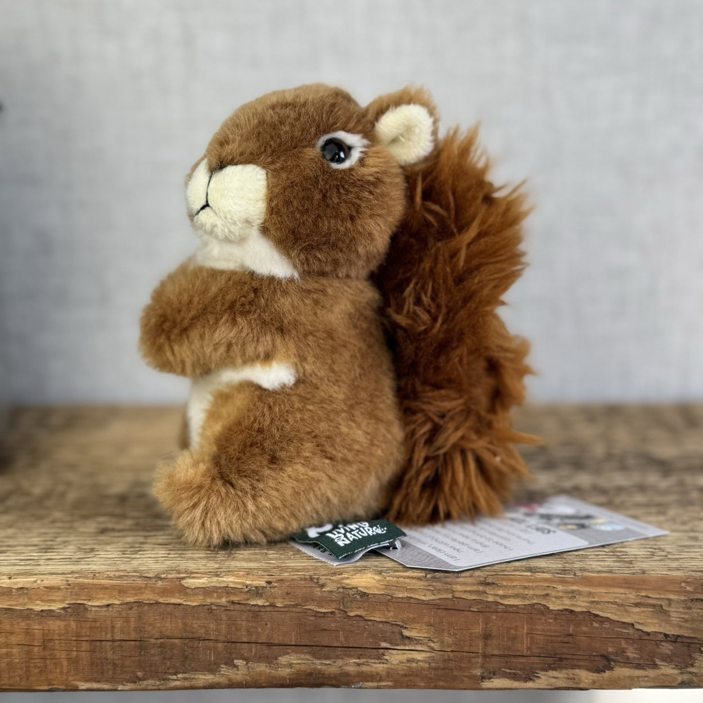 Living Nature Squirrel Small Stuffed Animal Children's Soft Plush Toy 5”
