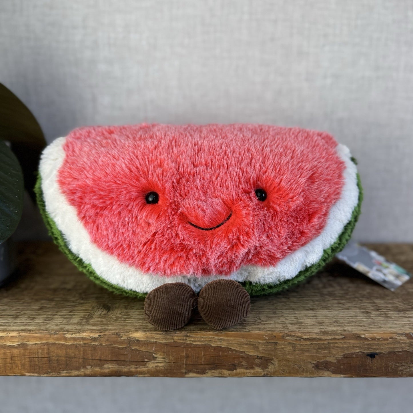 Jellycat Medium Amuseable Watermelon Slice - Fluffy Melon Soft Toy 11”