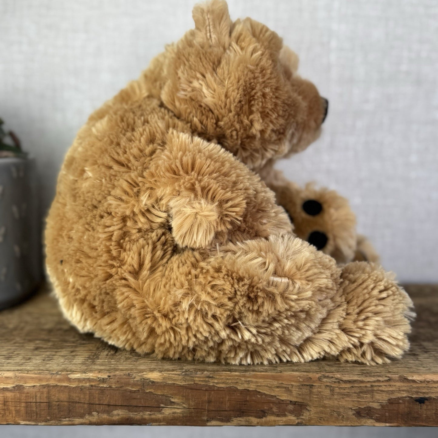 Barbara Bukowsk Vintage Floppy Bear - Golden Bear Beanie Large Rare Plush 15”