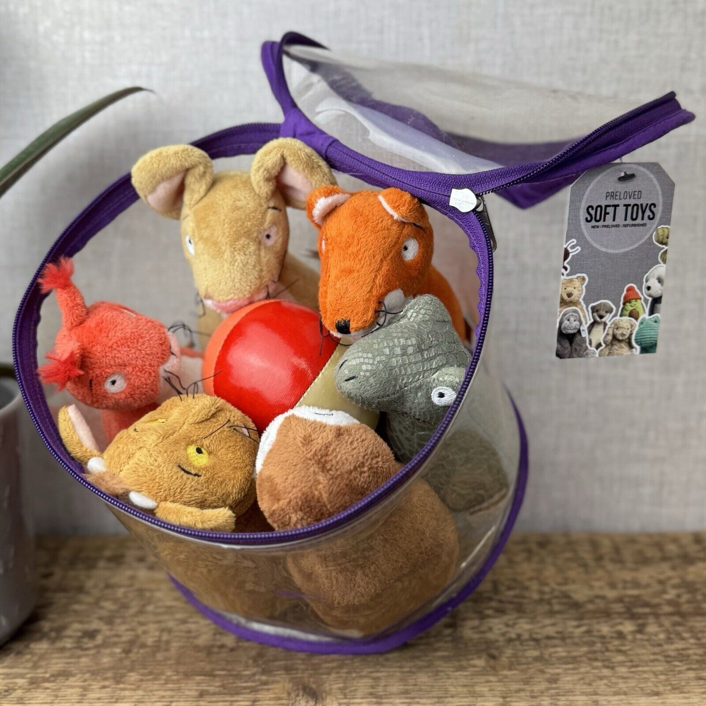 Gruffalo's Child Plush Skittle Set Bowling Soft Toy by Aurora The Gruffalo Gift