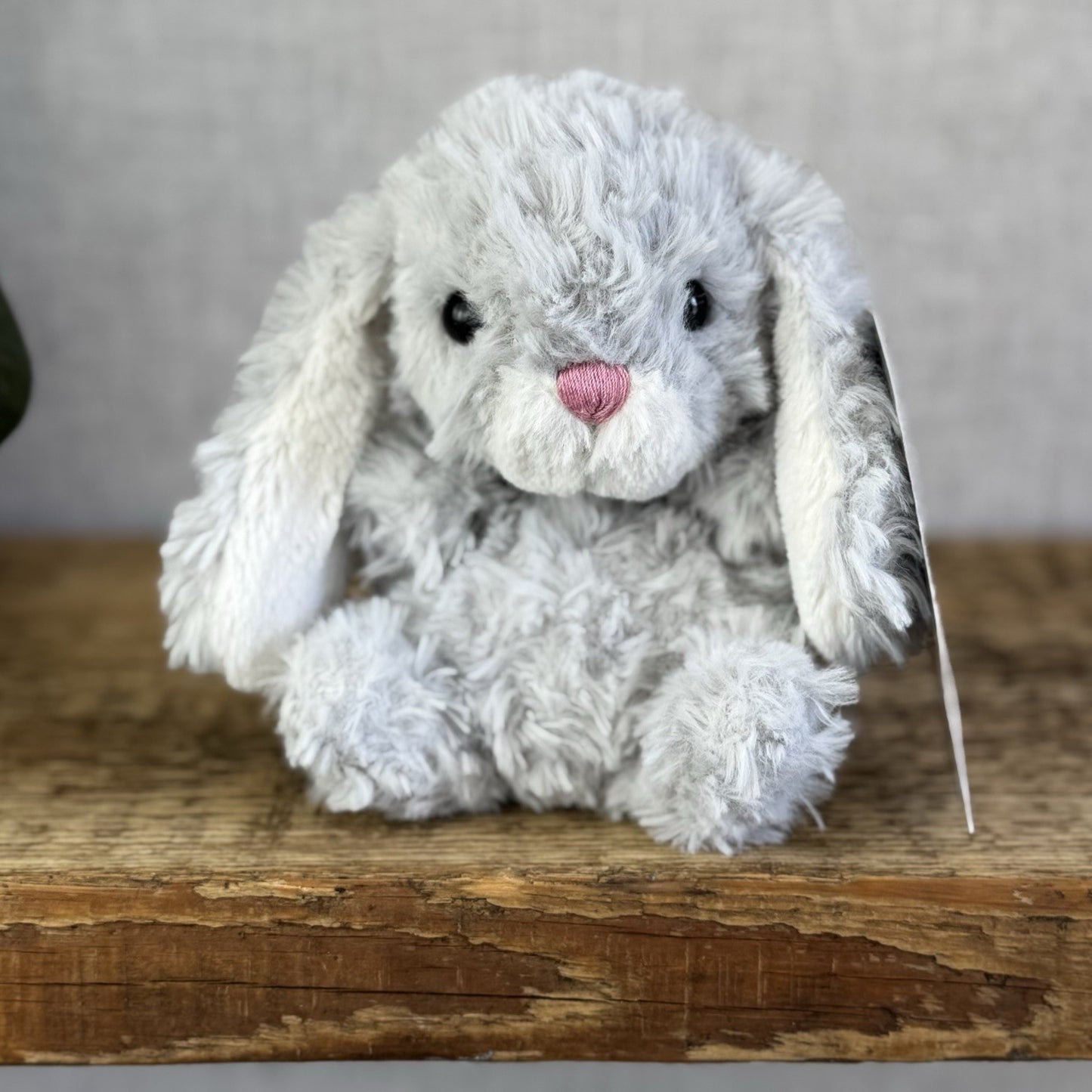 Jellycat Yummy Bunny Grey - New Without Tags - Small Beanie Rabbit Light Grey 5"