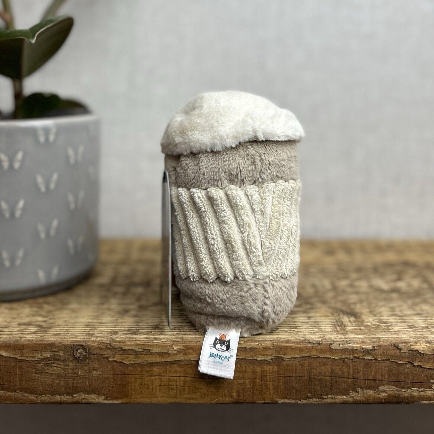 Jellycat Amuseable Coffee To Go Cup - Coffee Cup Soft Toy Beanie Collectible 8"