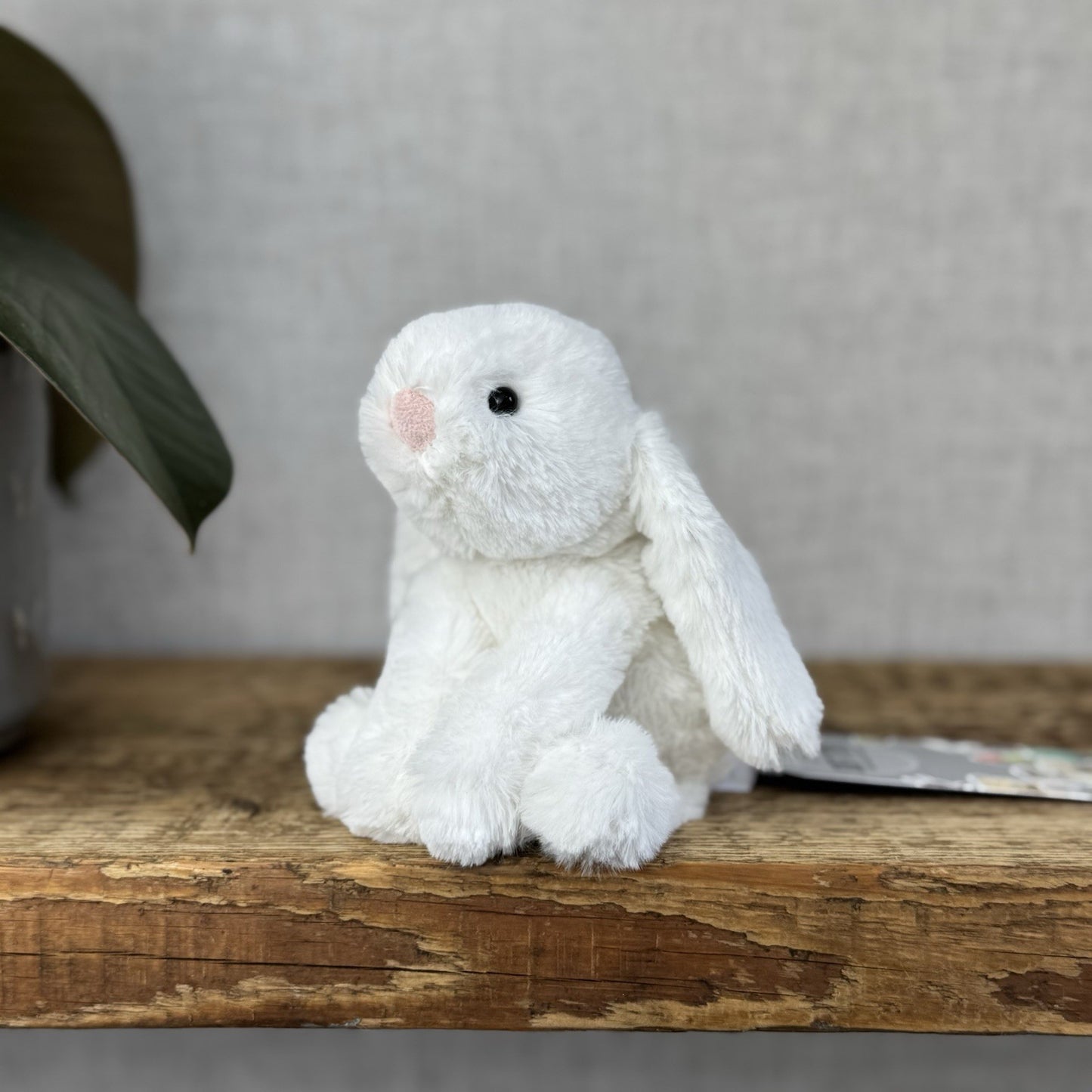Jellycat Tiny White Smudge Bunny Rabbit - Tiny White Company Exclusive Smudge 8”