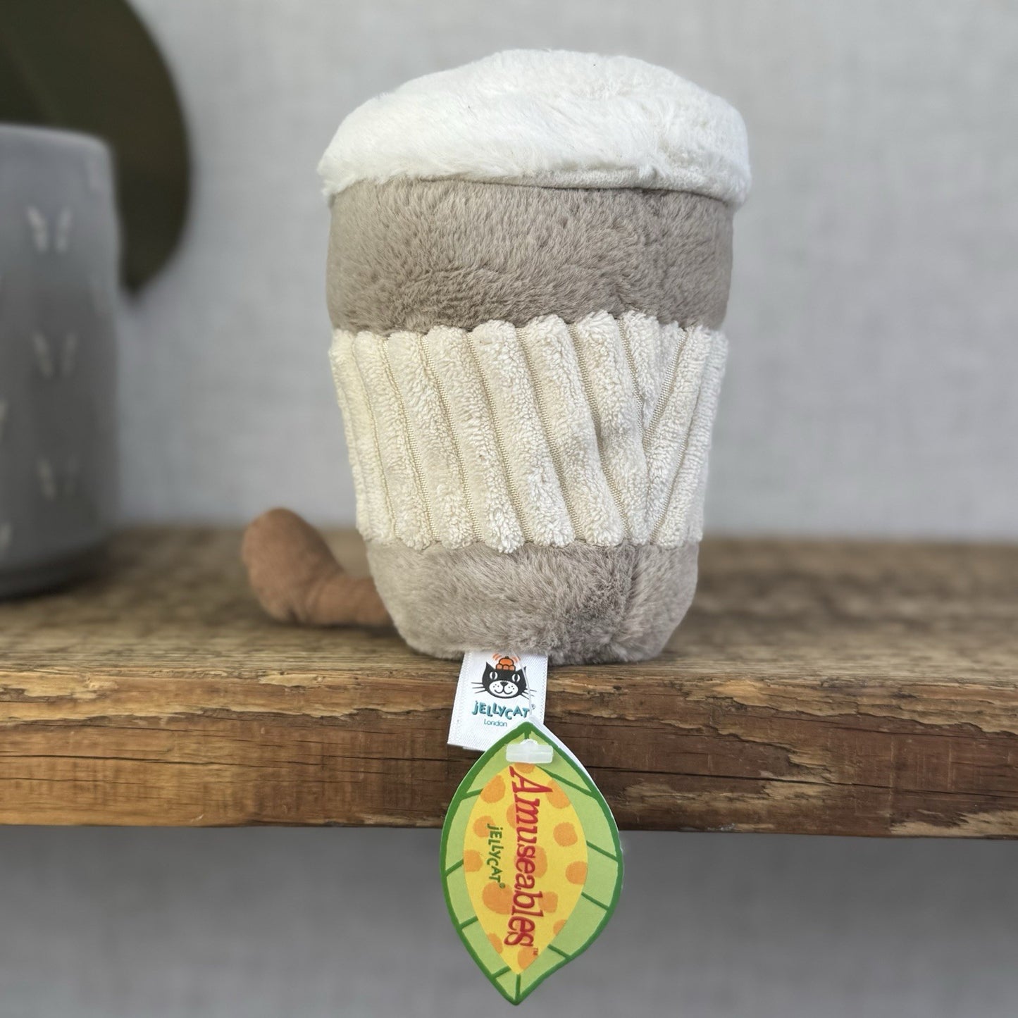 Jellycat Amuseable Coffee To Go Cup - Coffee Cup Soft Toy Beanie New With Tags