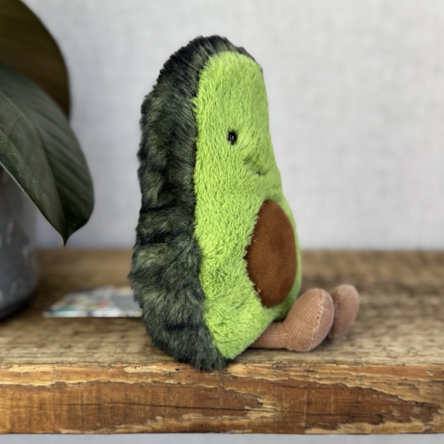 Jellycat Amuseable Avocado Small - Soft Toy Food Play Green Fluffy Avocado 7”
