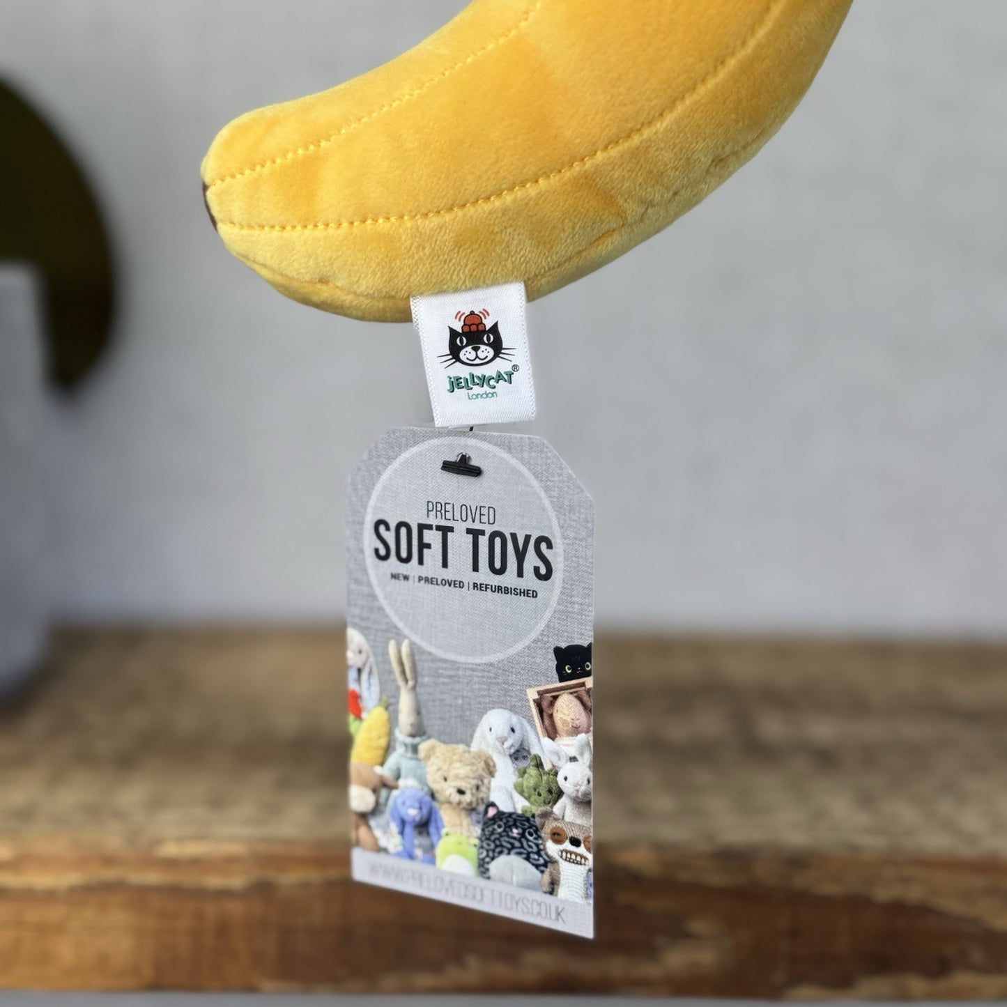 Jellycat Fabulous Fruit Banana - Banana Fruit Beanie Soft Toy Play Food (#2)