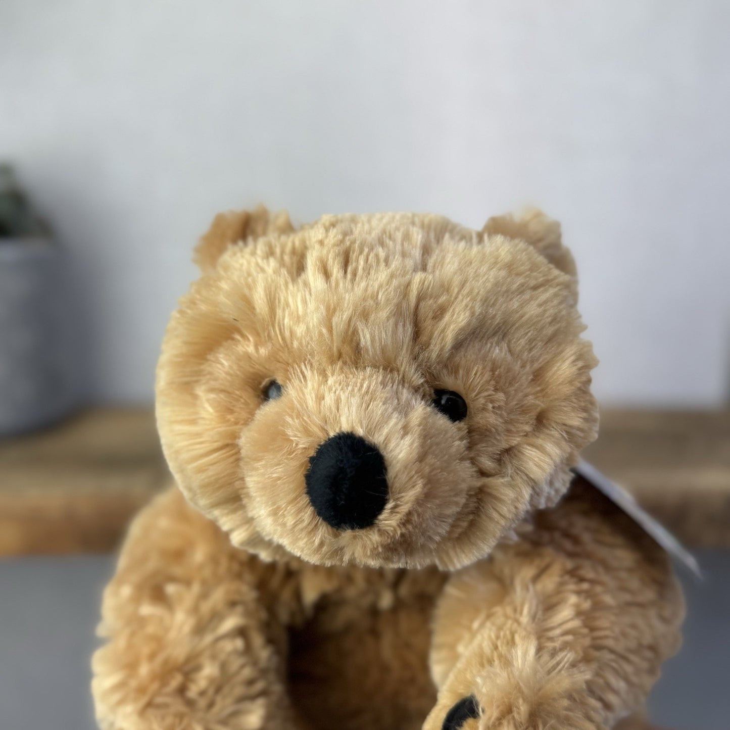 Barbara Bukowsk Vintage Floppy Bear - Golden Bear Beanie Large Rare Plush 15”