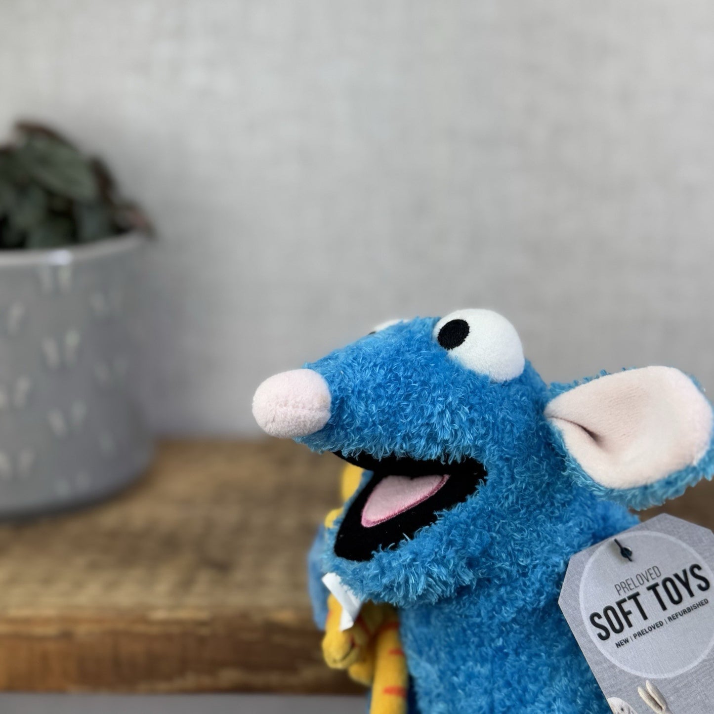 Disney Store Tutter Mouse With Kitty Cat Plush - Bear In The Big Blue House 5”