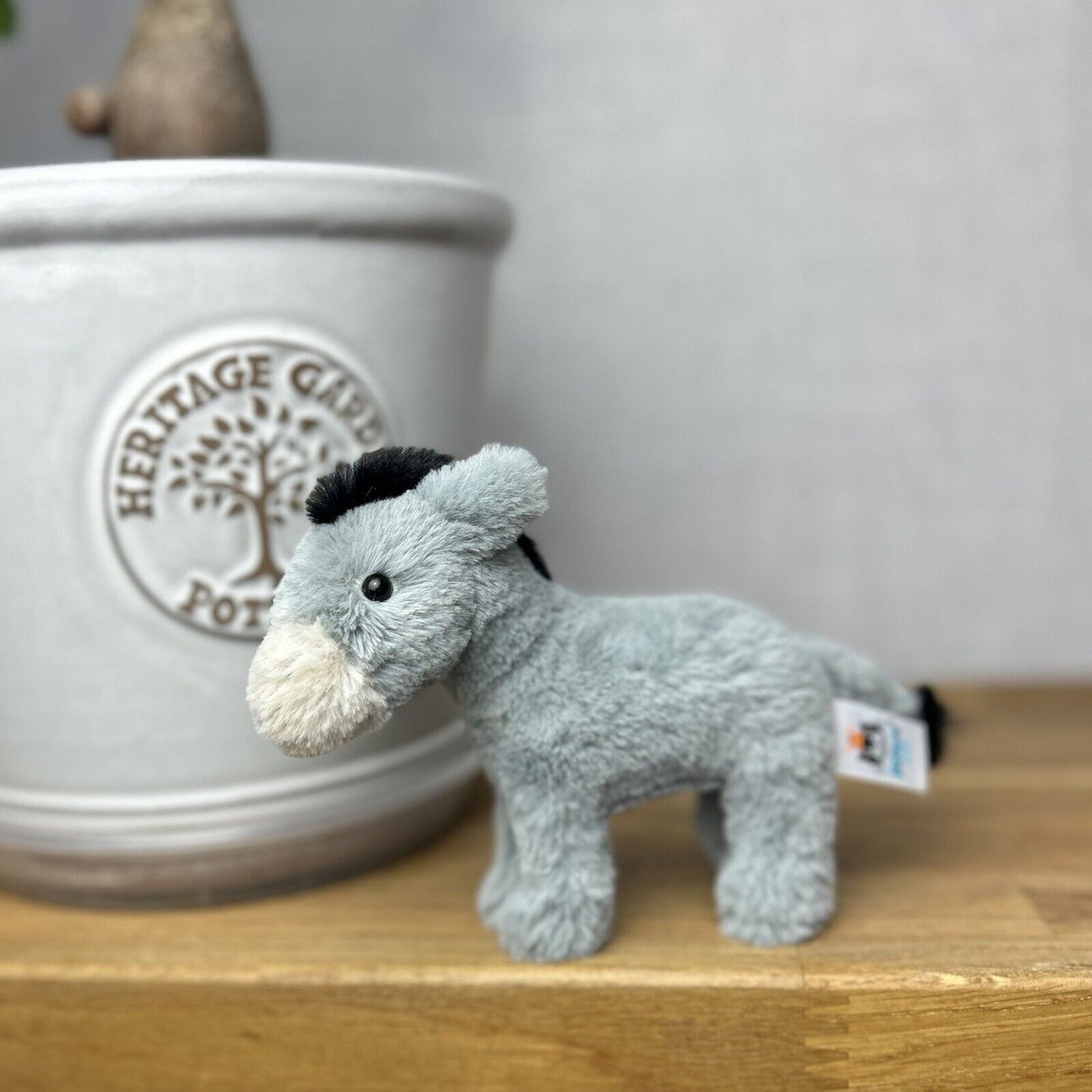 Jellycat Diddle Donkey - Jellycat Diddle - Tiny Donkey Jellycat - Tiny (m)