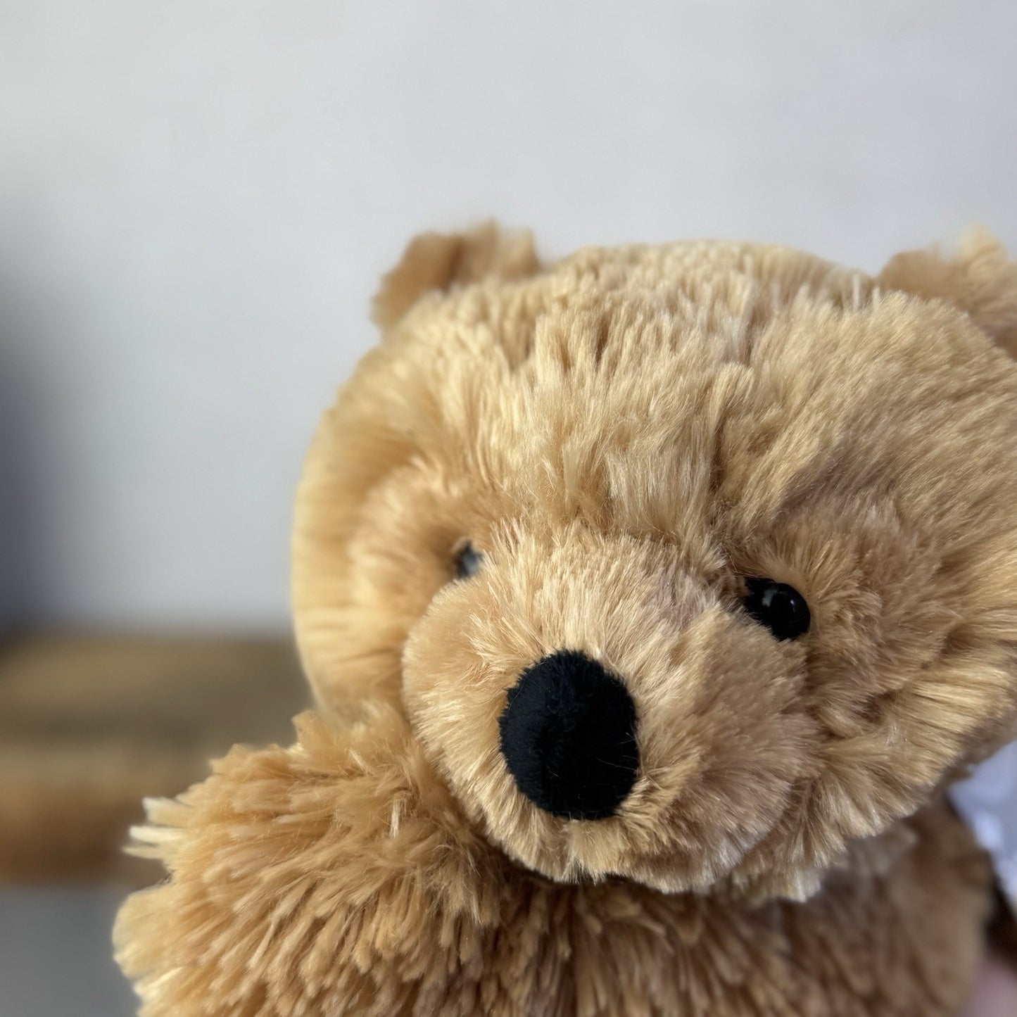 Barbara Bukowsk Vintage Floppy Bear - Golden Bear Beanie Large Rare Plush 15”