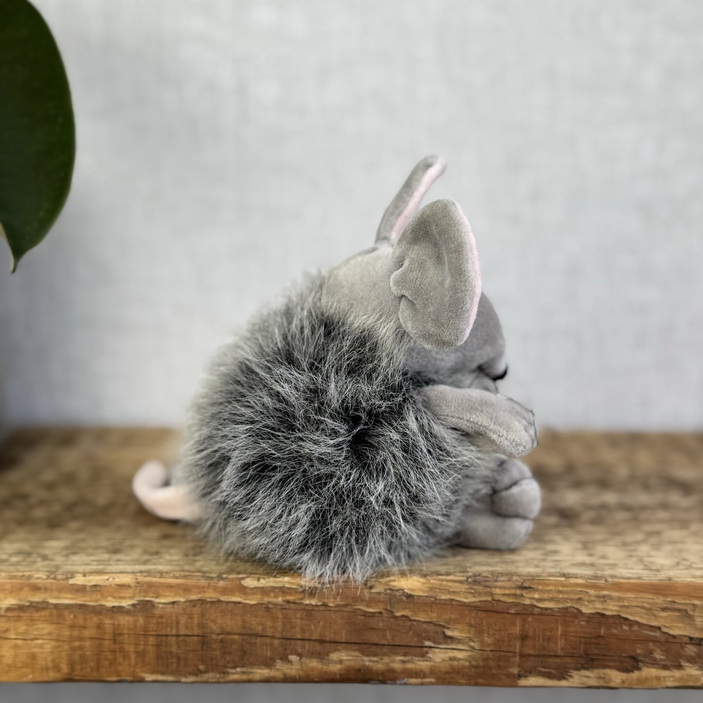 Jellycat Puffball Mouse - Fluffy Grey Ball Mouse Soft Toy Vintage Retired 5"