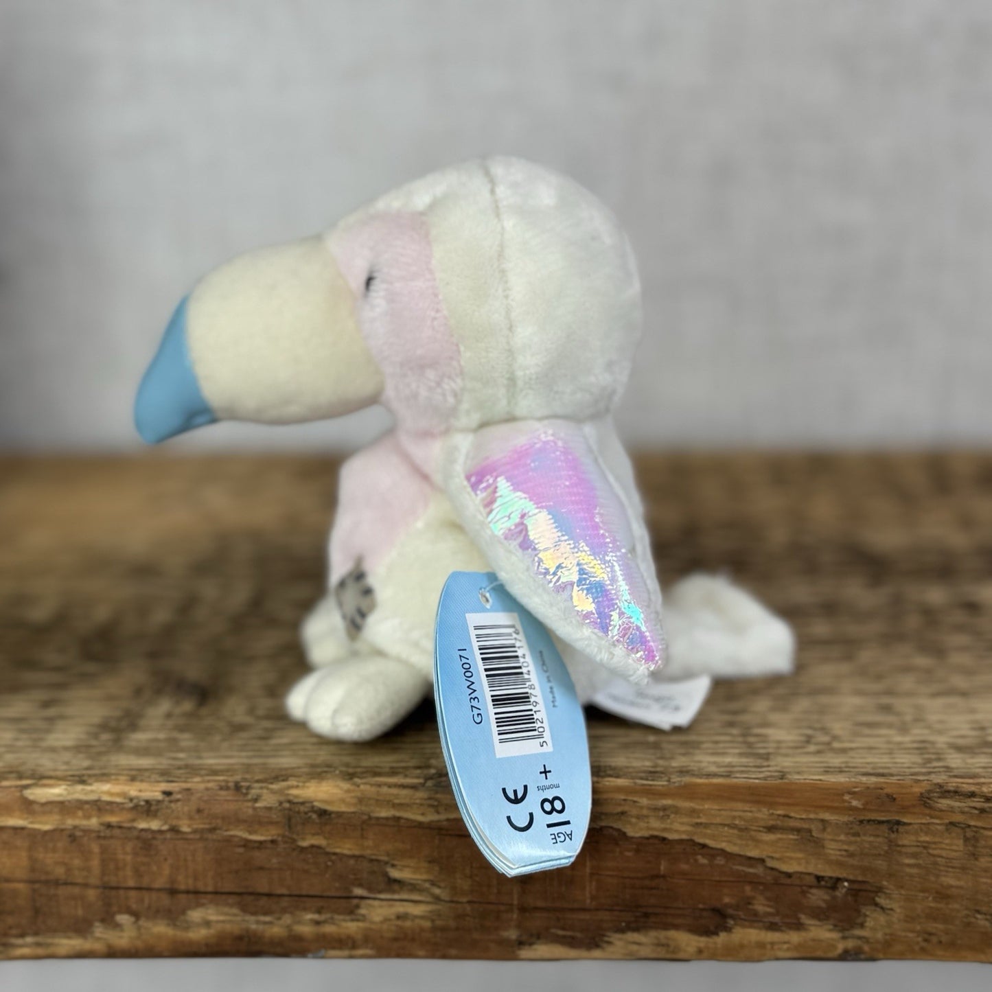 Blue Nose Friends Tango #73 - Lim. Edition Pink Bird Beanie Collectible 5" (#2)