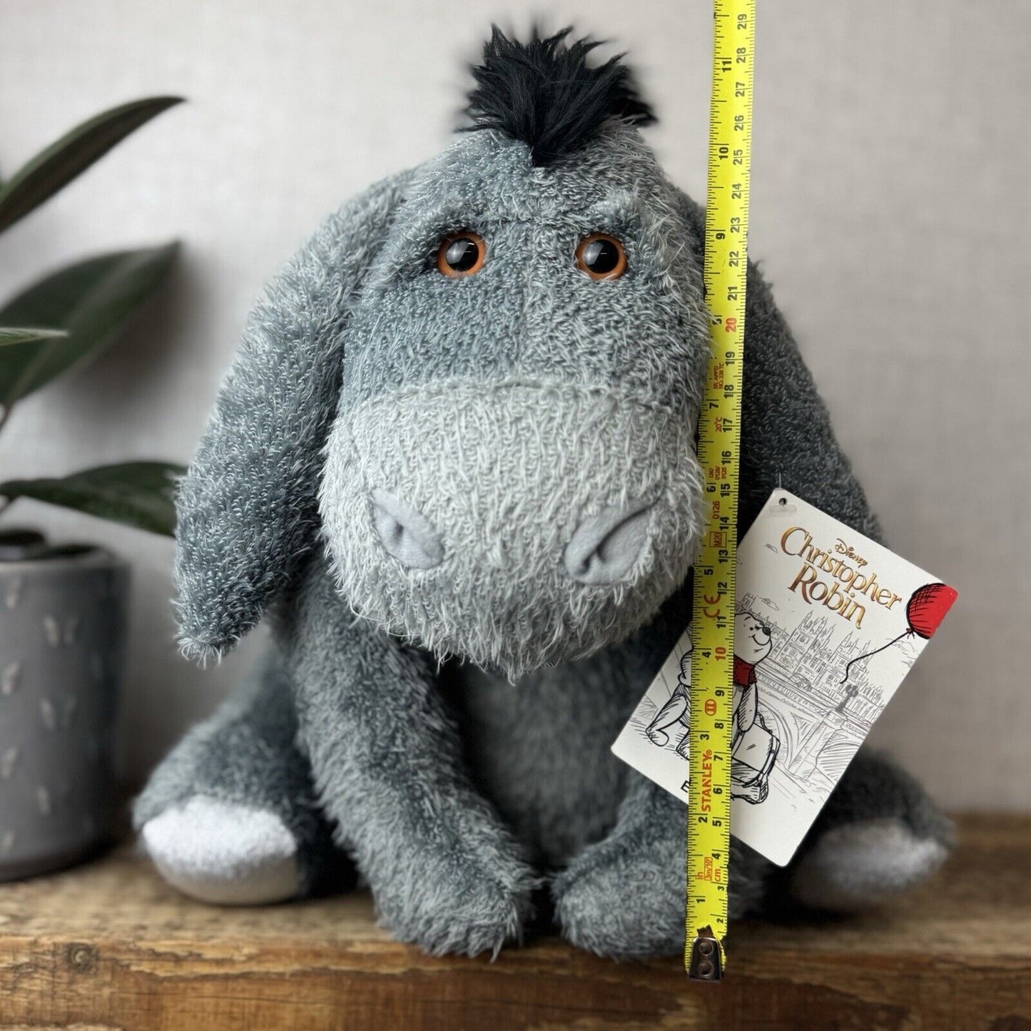 Disney Eyyore Plush Toy - Christopher Robin live action Movie - Winnie the Pooh