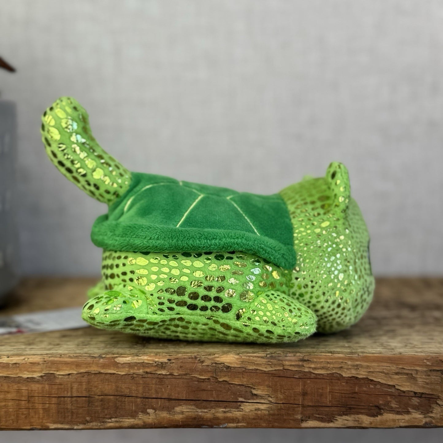 Aphmau MeeMeows - Turtle Plush Green Sparkly Sea Cat Collectible 5"