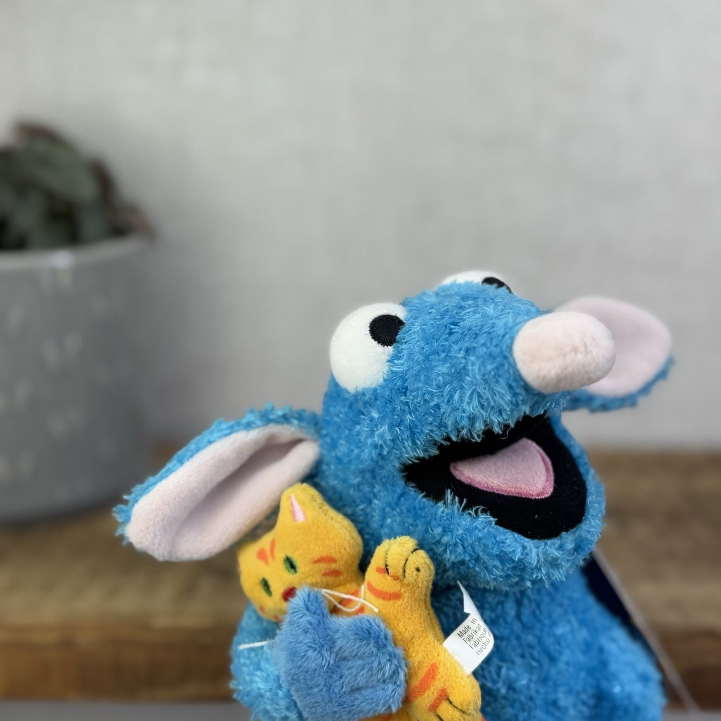 Disney Store Tutter Mouse With Kitty Cat Plush - Bear In The Big Blue House 5”