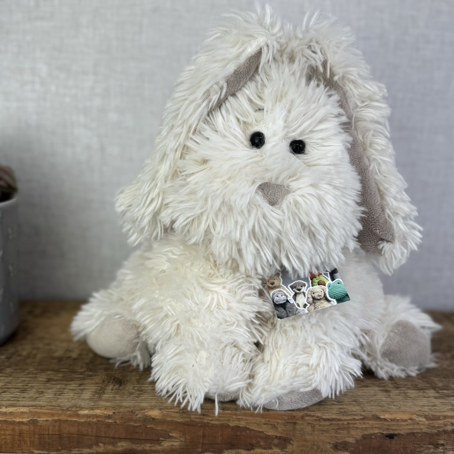 Jellycat Medium Truffles Bunny Rabbit - Large Cream Floppy Cushion Soft Vintage