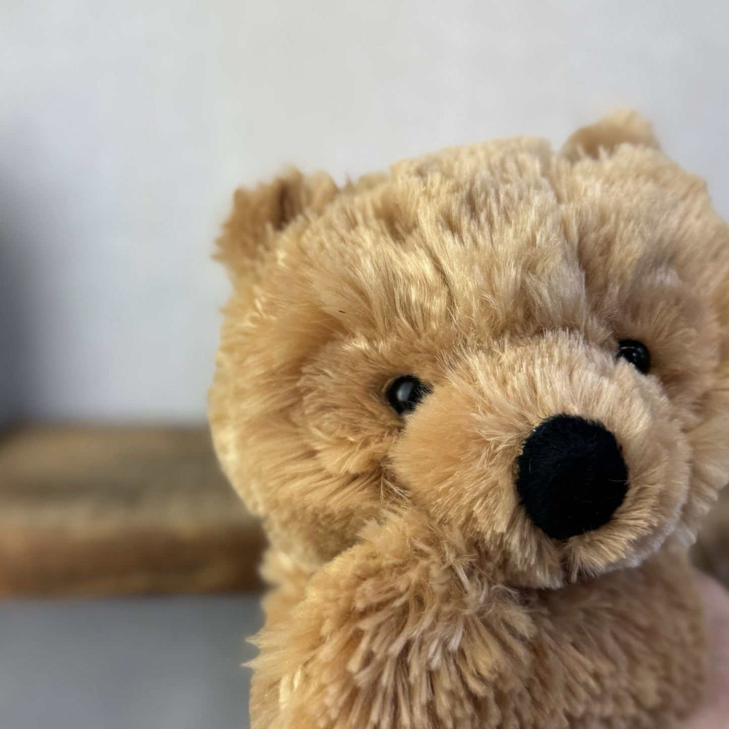 Barbara Bukowsk Vintage Floppy Bear - Golden Bear Beanie Large Rare Plush 15”