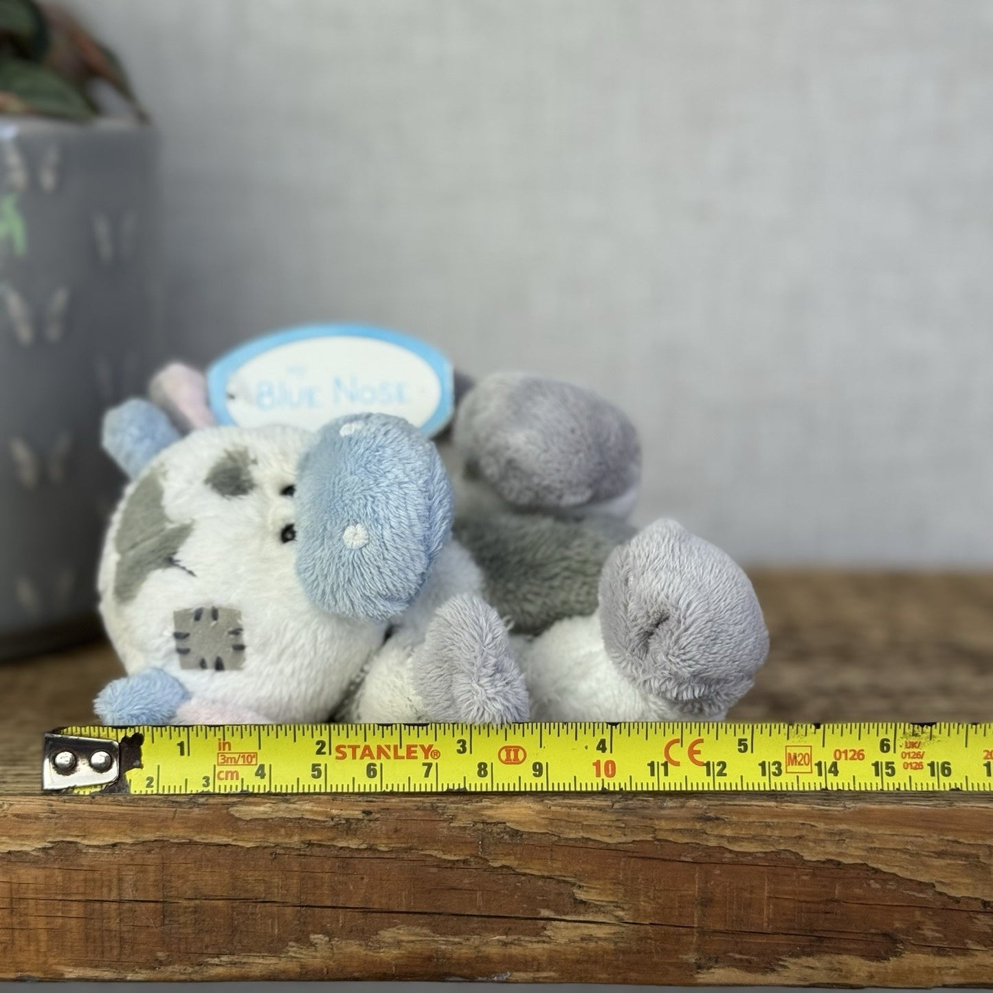 Blue Nose Friends Milkshake The Cow - Mini Cow Soft Toy Beanie Retired 5”