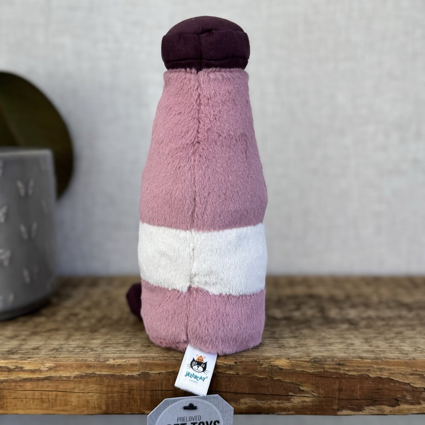 Jellycat Amuseable Juice Revive - Soft Toy Cherry Drink Bottle Beanie Retired 9”