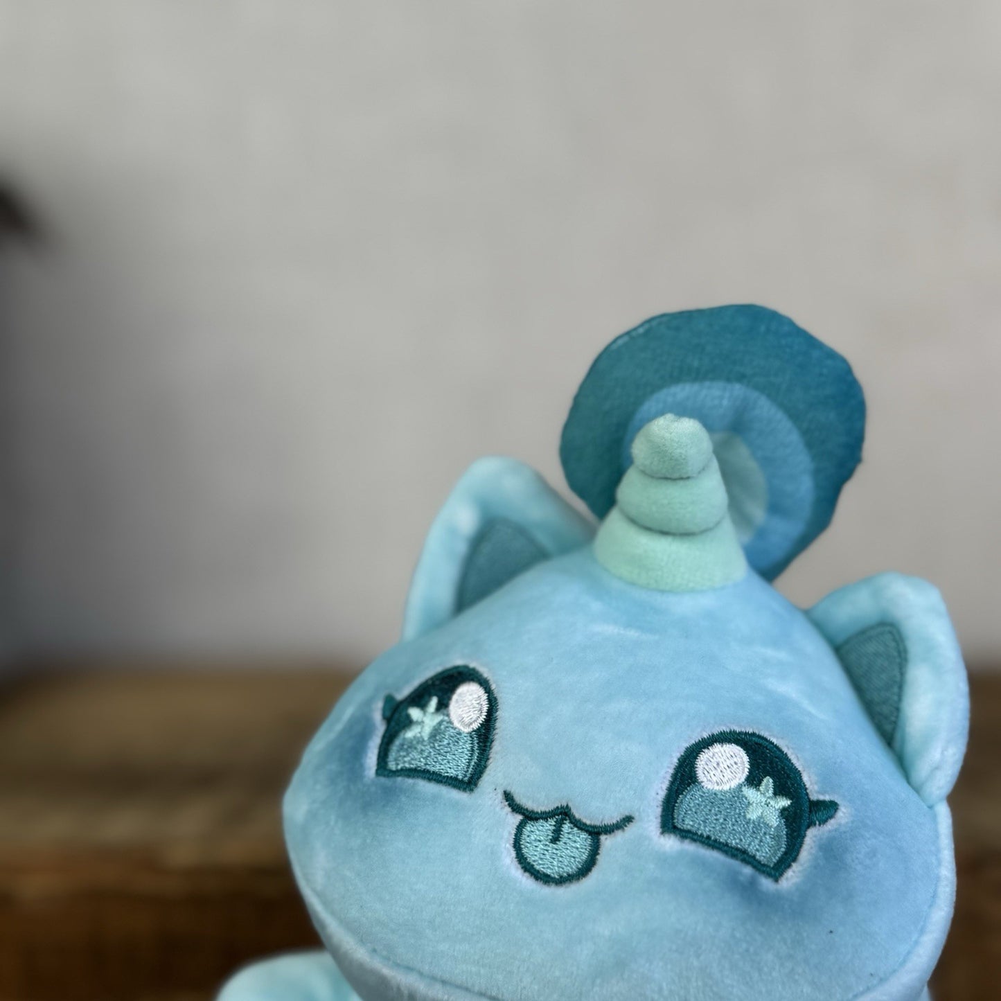 Aphmau MeeMeows - Blue Unicorn Cat Plush Collctible Cat 5"