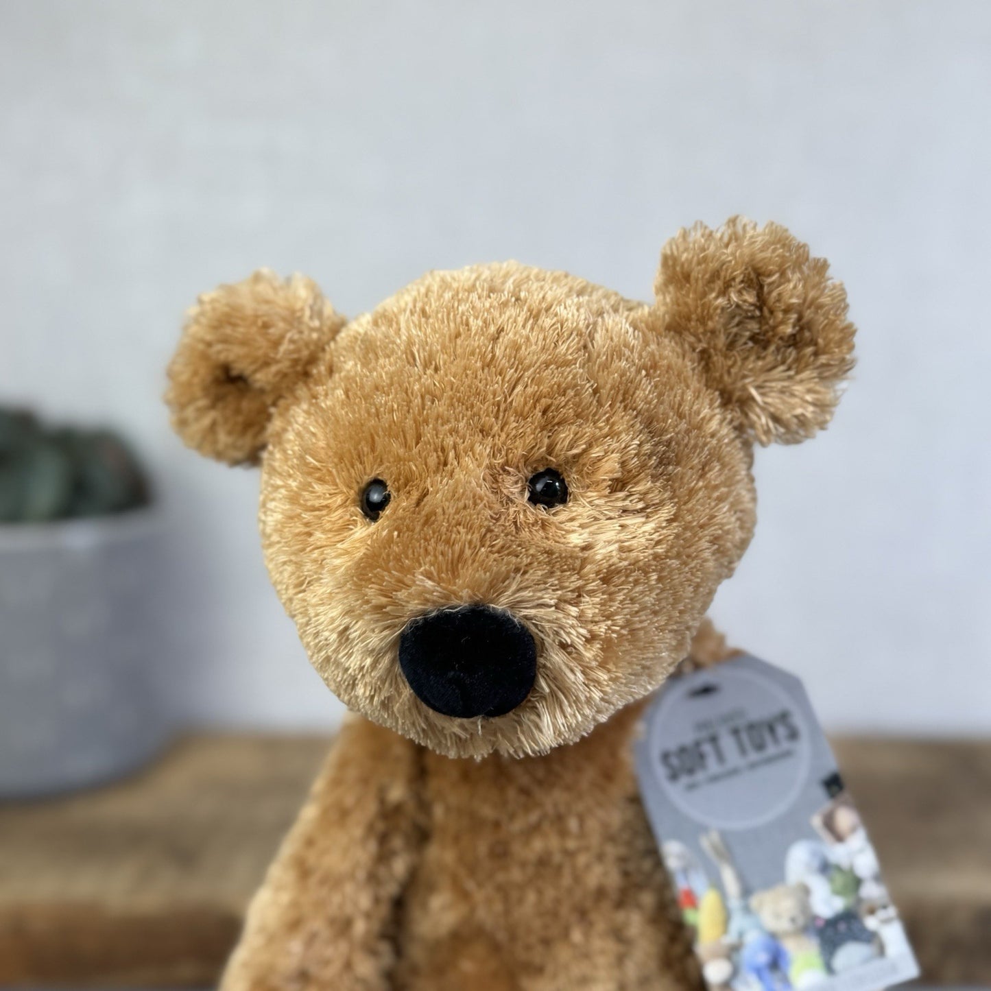 Jellycat Large Tumbler Bear - Large Scruffy Cute Bear Soft Toy Plush Vintage 16”