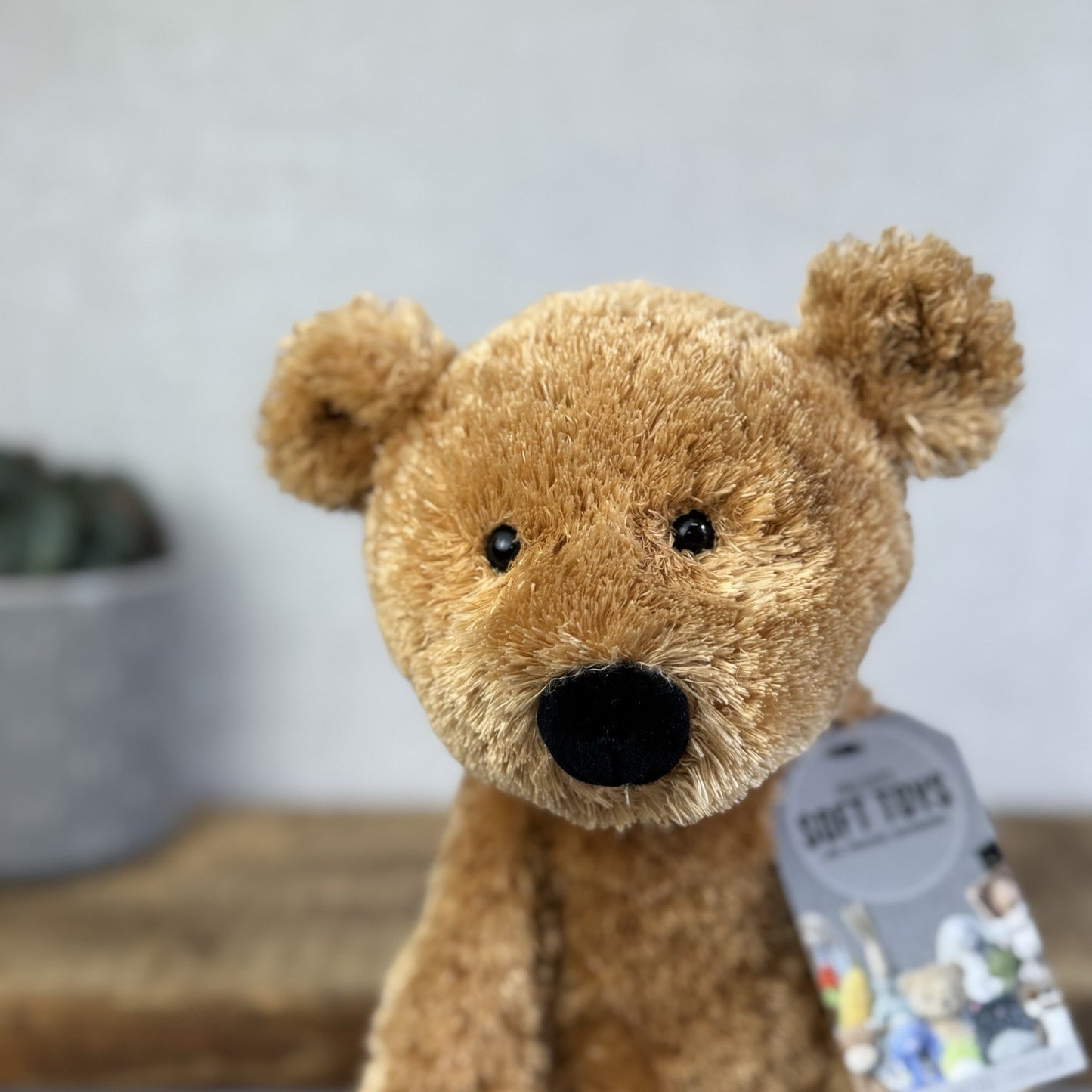 Jellycat Large Tumbler Bear - Large Scruffy Cute Bear Soft Toy Plush Vintage 16”