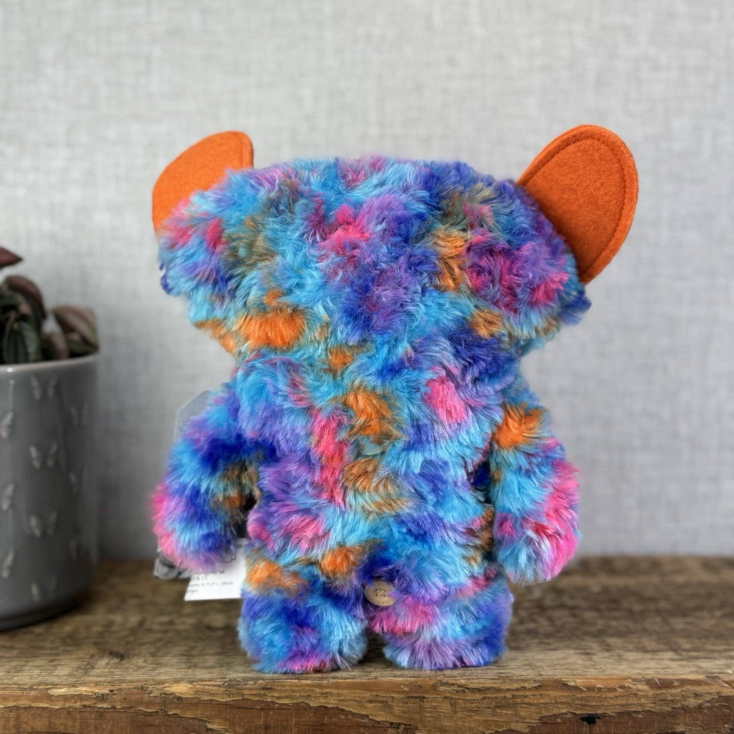 Fuggler Chaos Crew - Fluffy Mixed Blue/Orange Pink Funny Ugly monster Plush