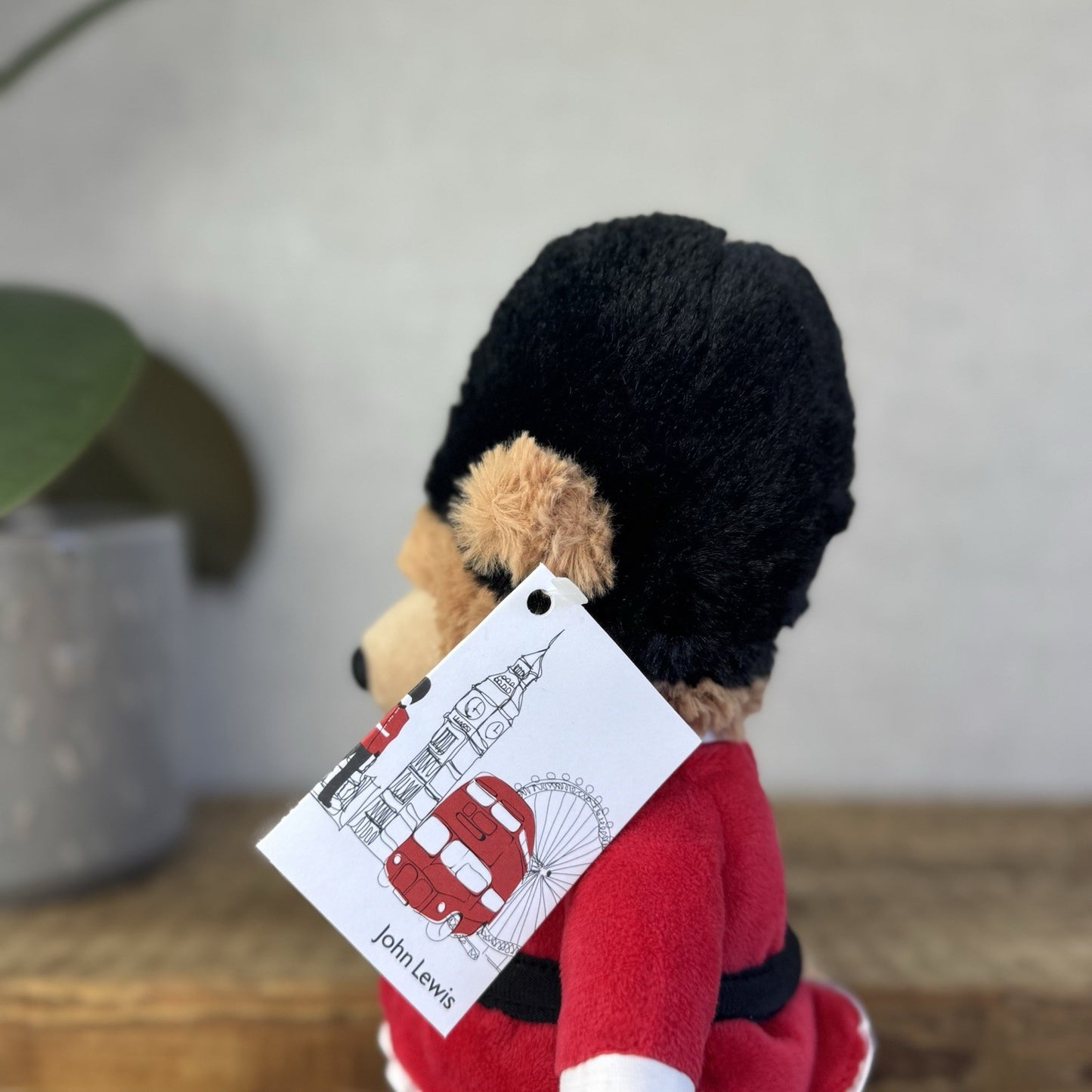 John Lewis Queens Guard Teddy Bear - Small Teddy (Jellycat Collaboration)