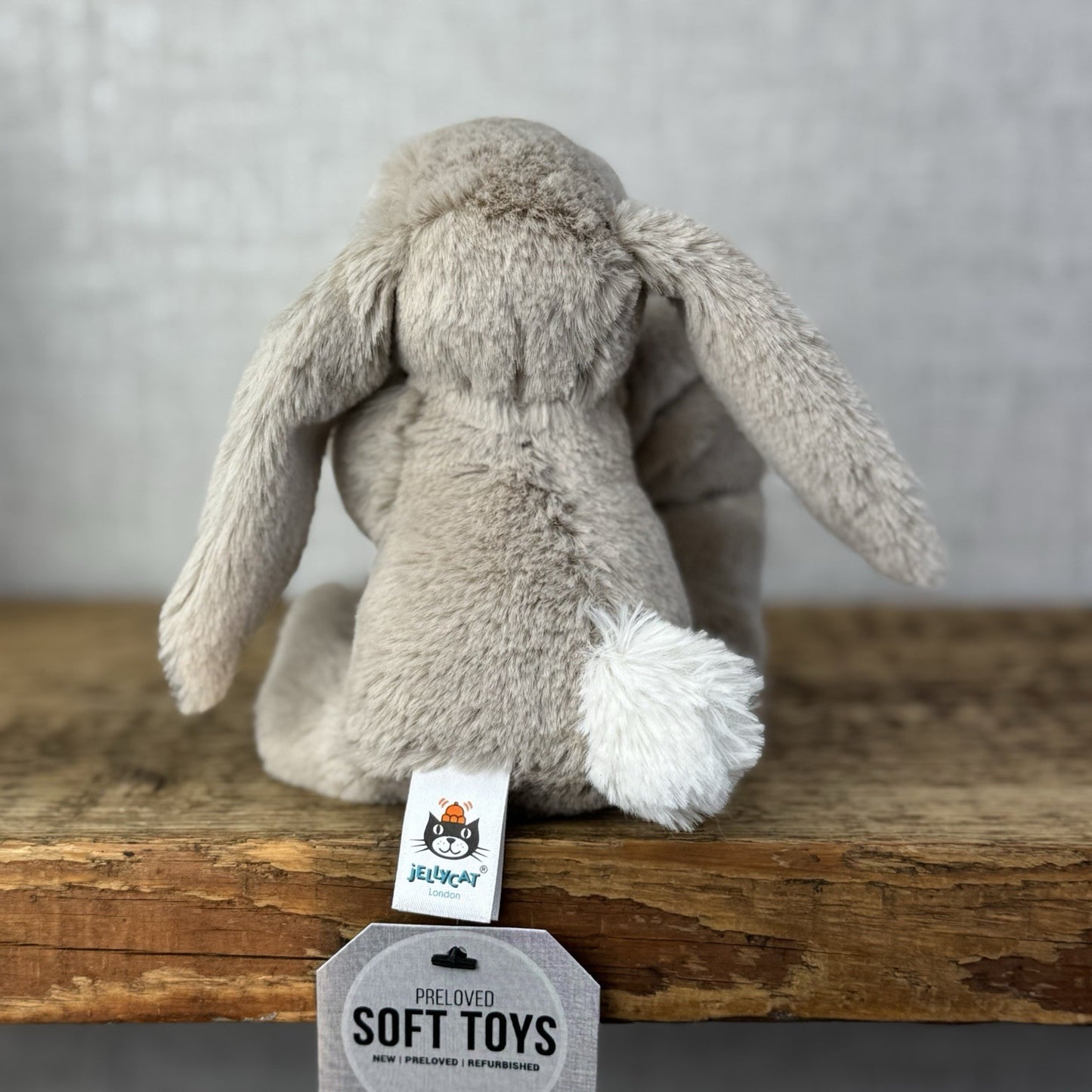 Jellycat Bashful Blue Beige Blossom Bunny Blue Soother - New Without Tags (#2)