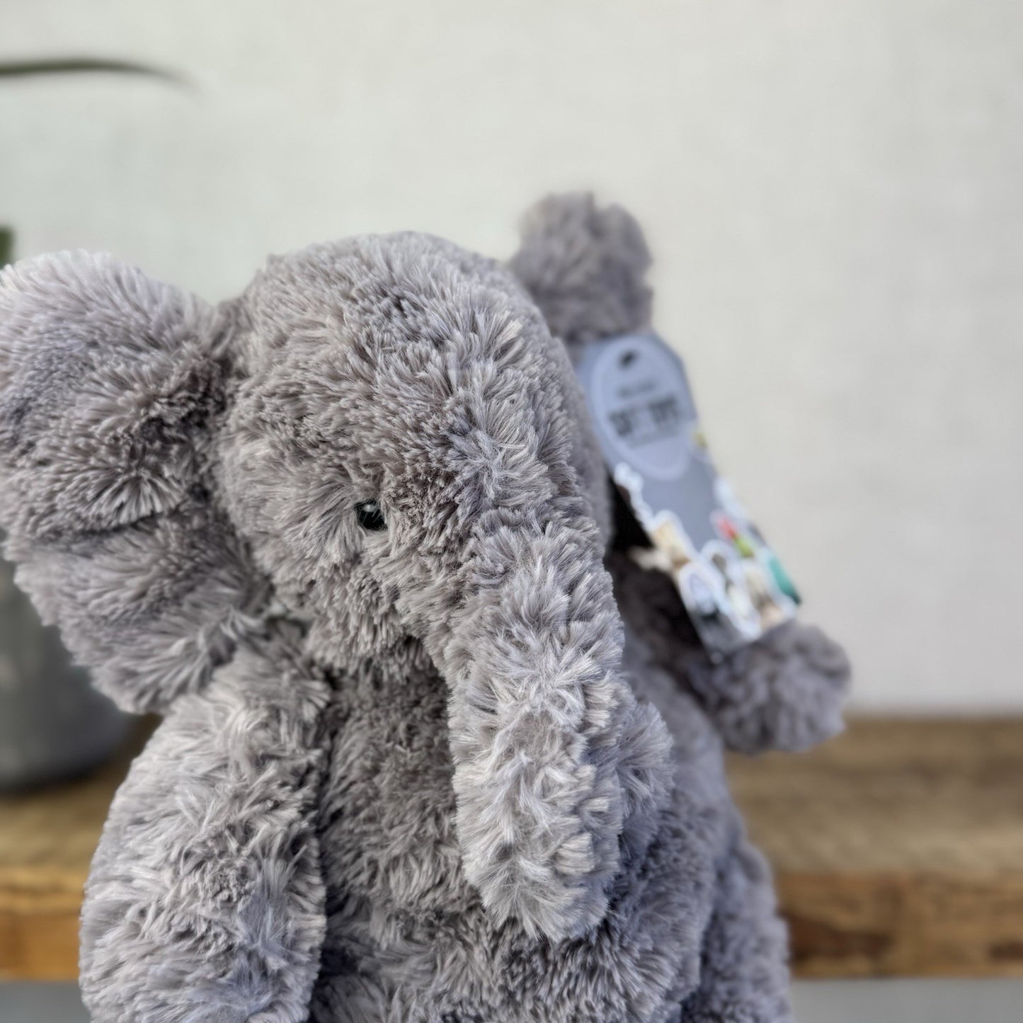 Jellycat Archibald Elephant - Modern Bartlesham Style - Curly Beanie Squishy 10"
