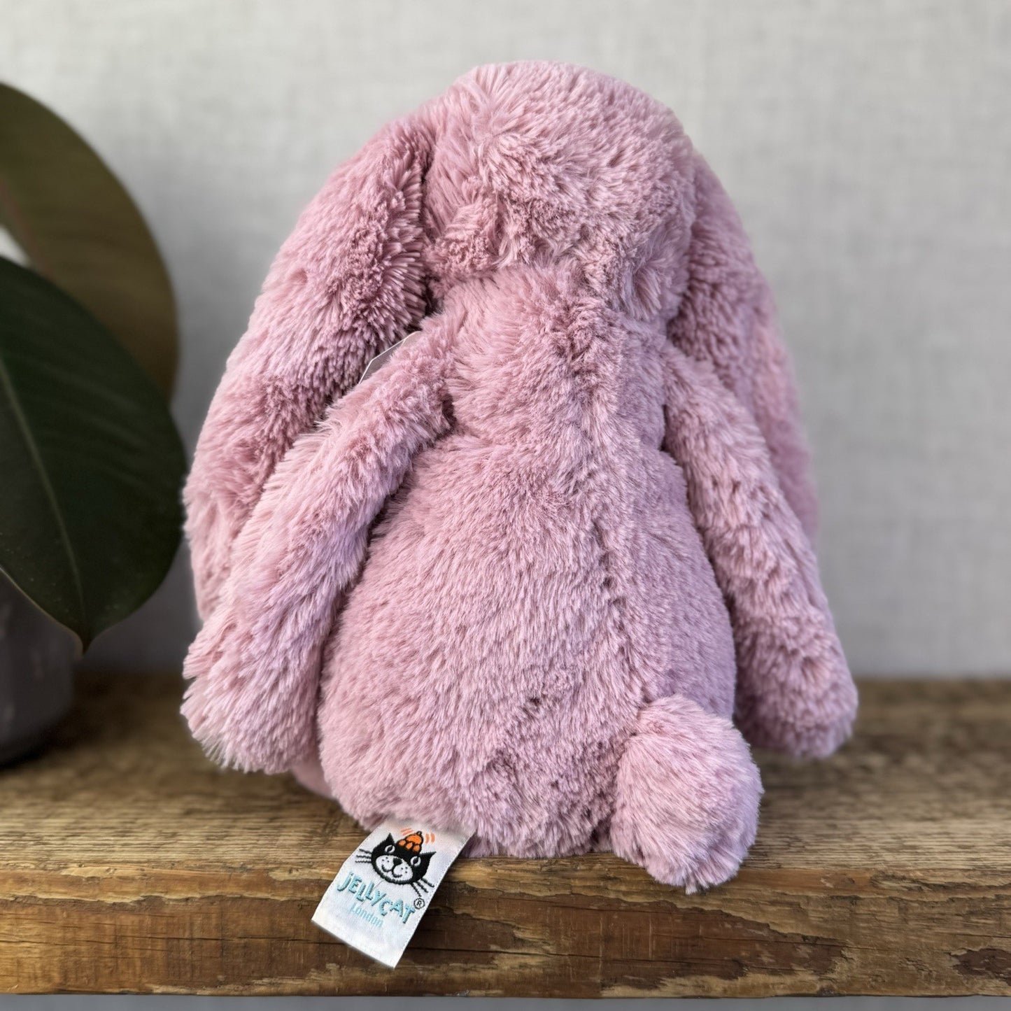 Jellycat Medium Bashful Tulip Bunny - Pink Rabbit Beanie Plush Medium 12" (#3)