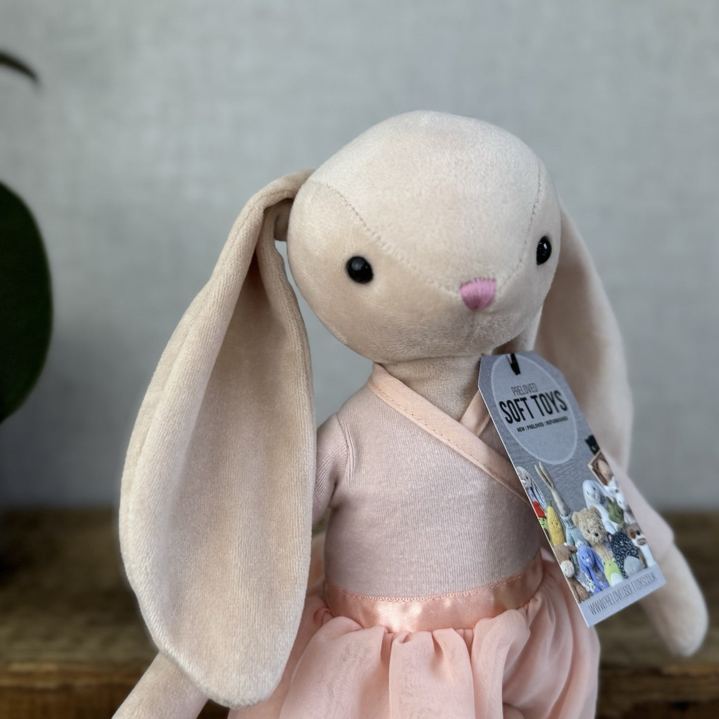 Jellycat Lila Ballerina Bunny - Velour Bunny Tutu Ballet Soft Toy Retired Medium