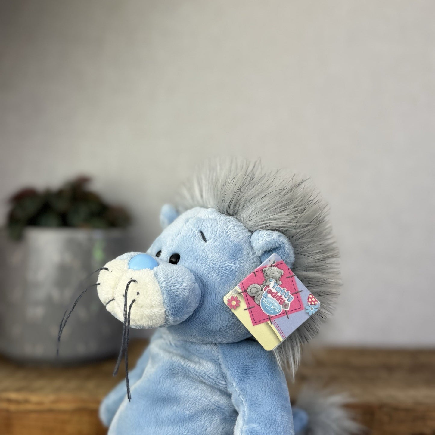 Blue Nose Friends Rocky The Lion - Floppy Blue Lion New With Tags Retired Plush