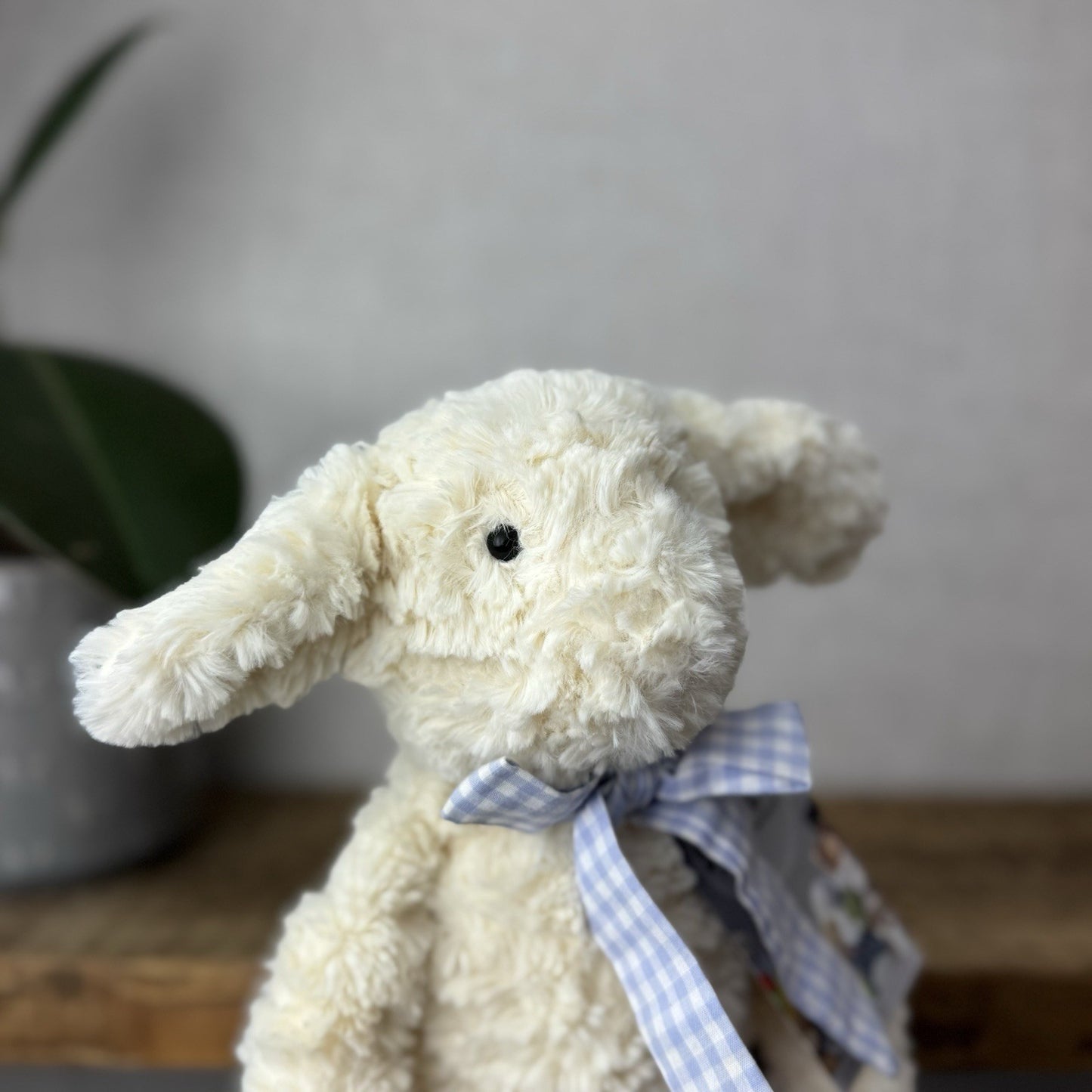 John Lewis Shushky Lamb (Jellycat Collaboration) Cream Curly Lamb Long Legs 15”