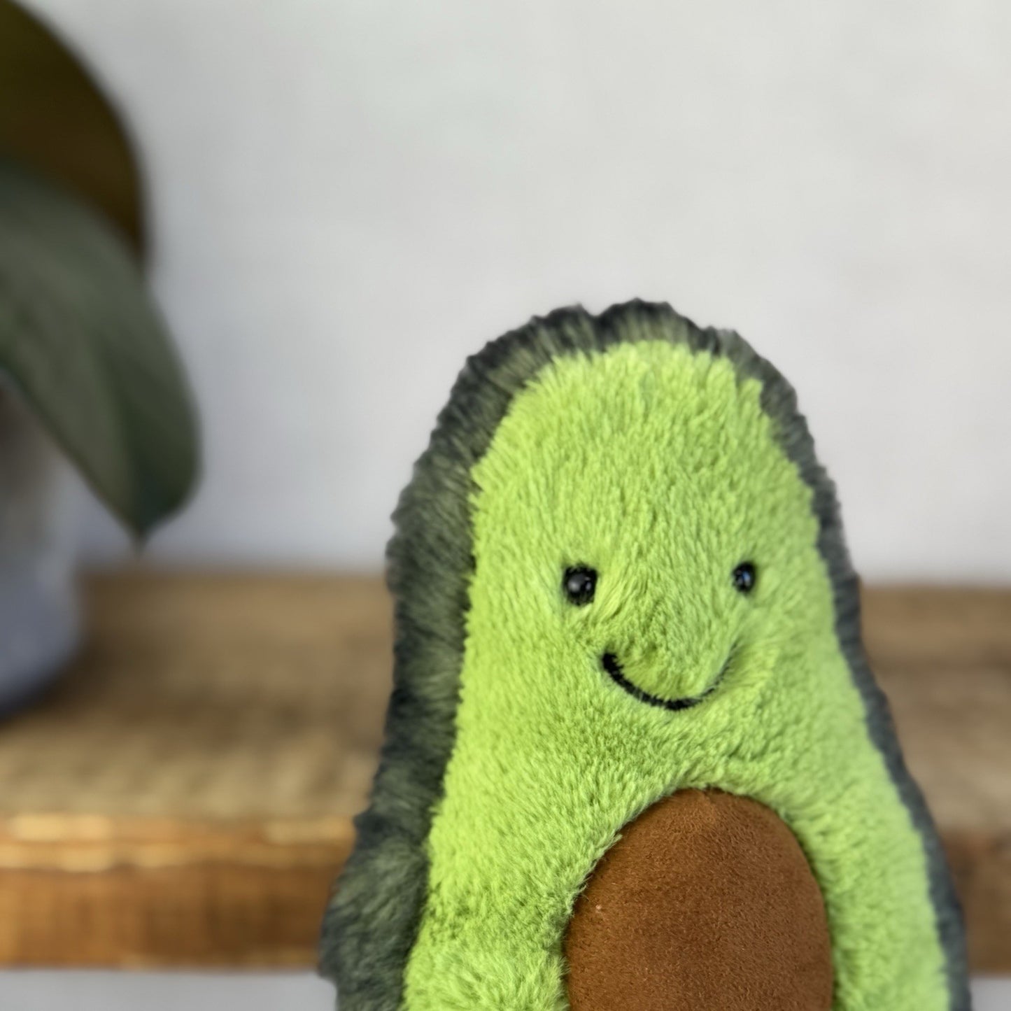 Jellycat Amuseable Avocado Small - Soft Toy Food Play Green Fluffy Avocado 7”