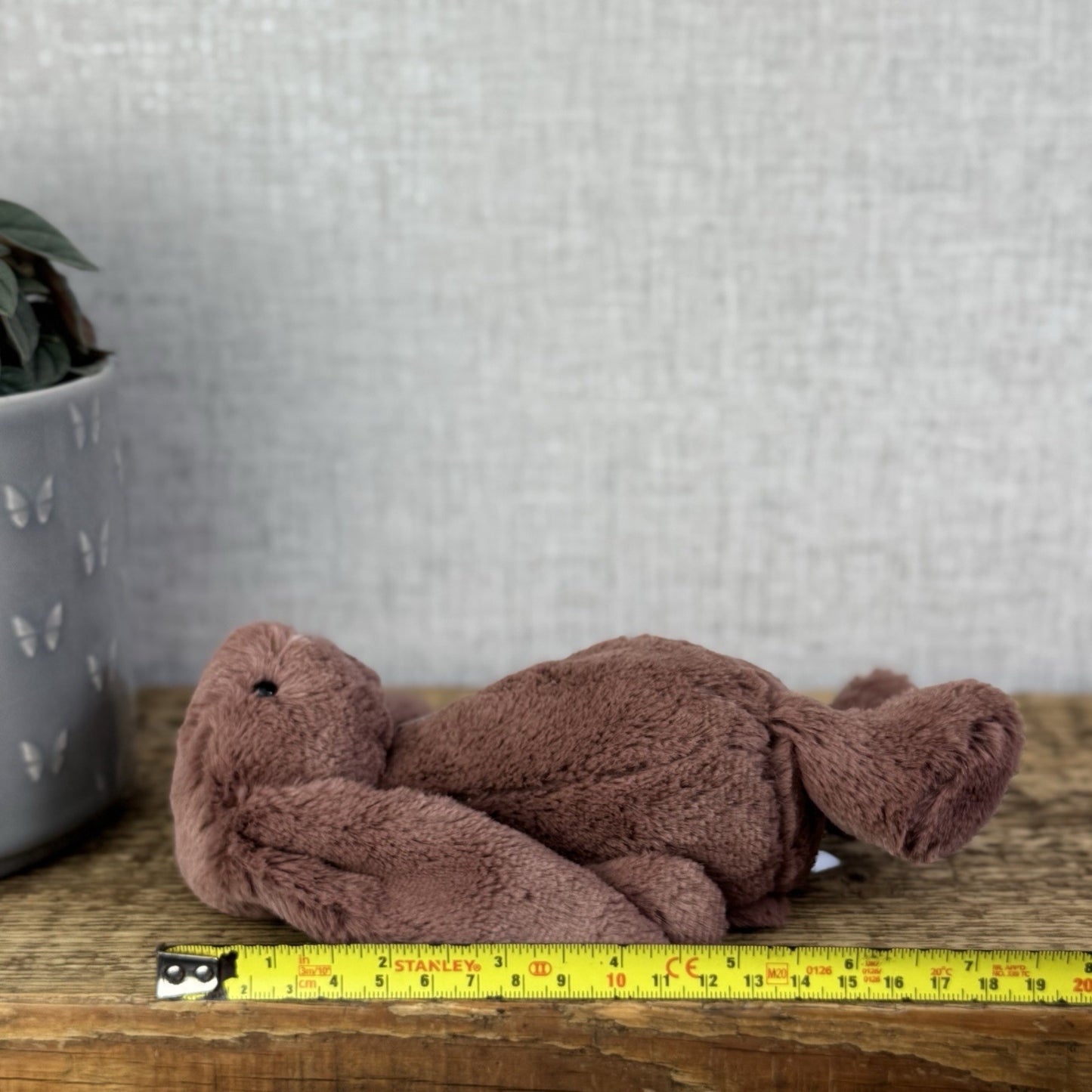 Jellycat Small Bashful Fudge Bunny New Without Tags Small Brown Rabbit Retired