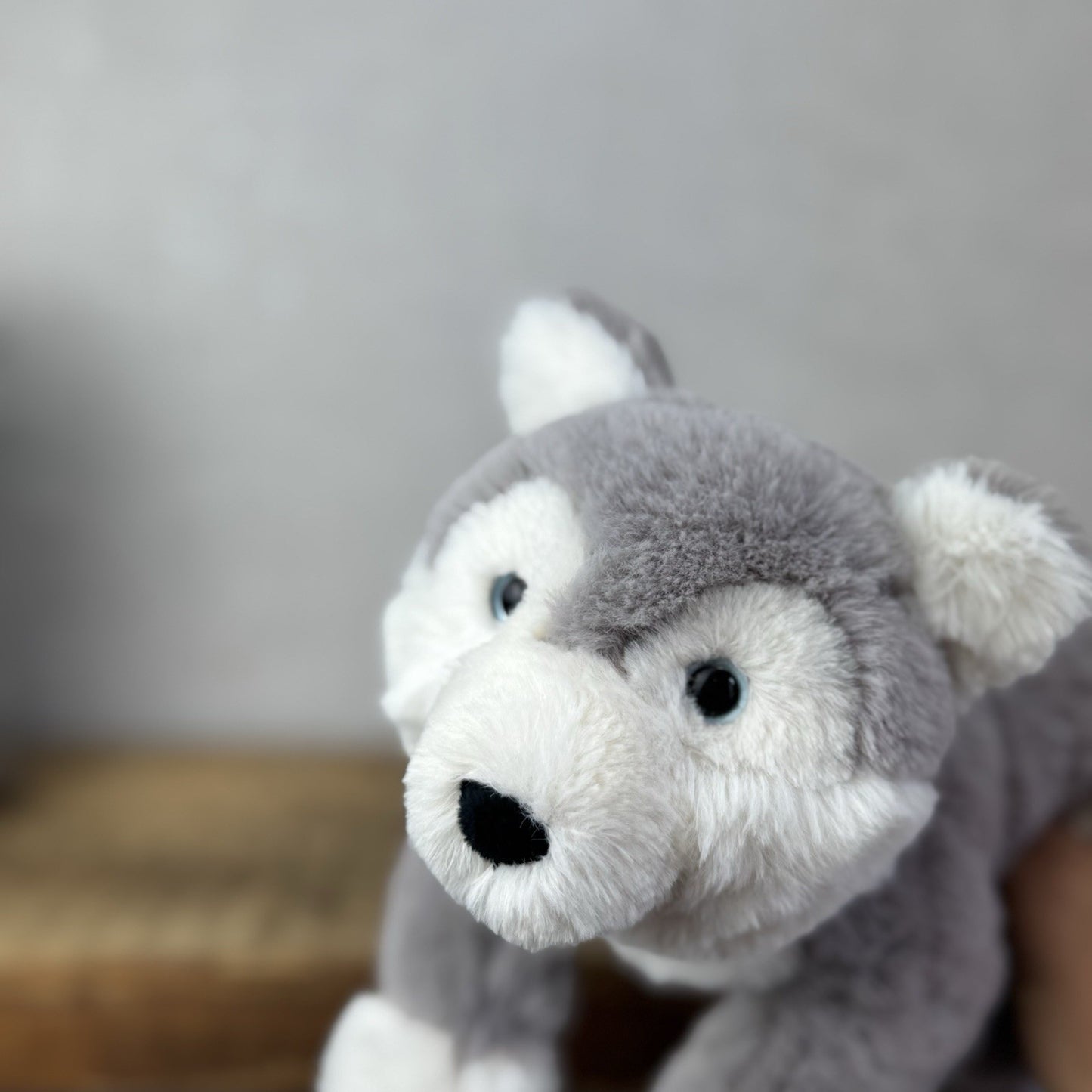 Jellycat Little Hudson Husky Soft Grey Husky Plush Dog Soft Toy Retired 11”