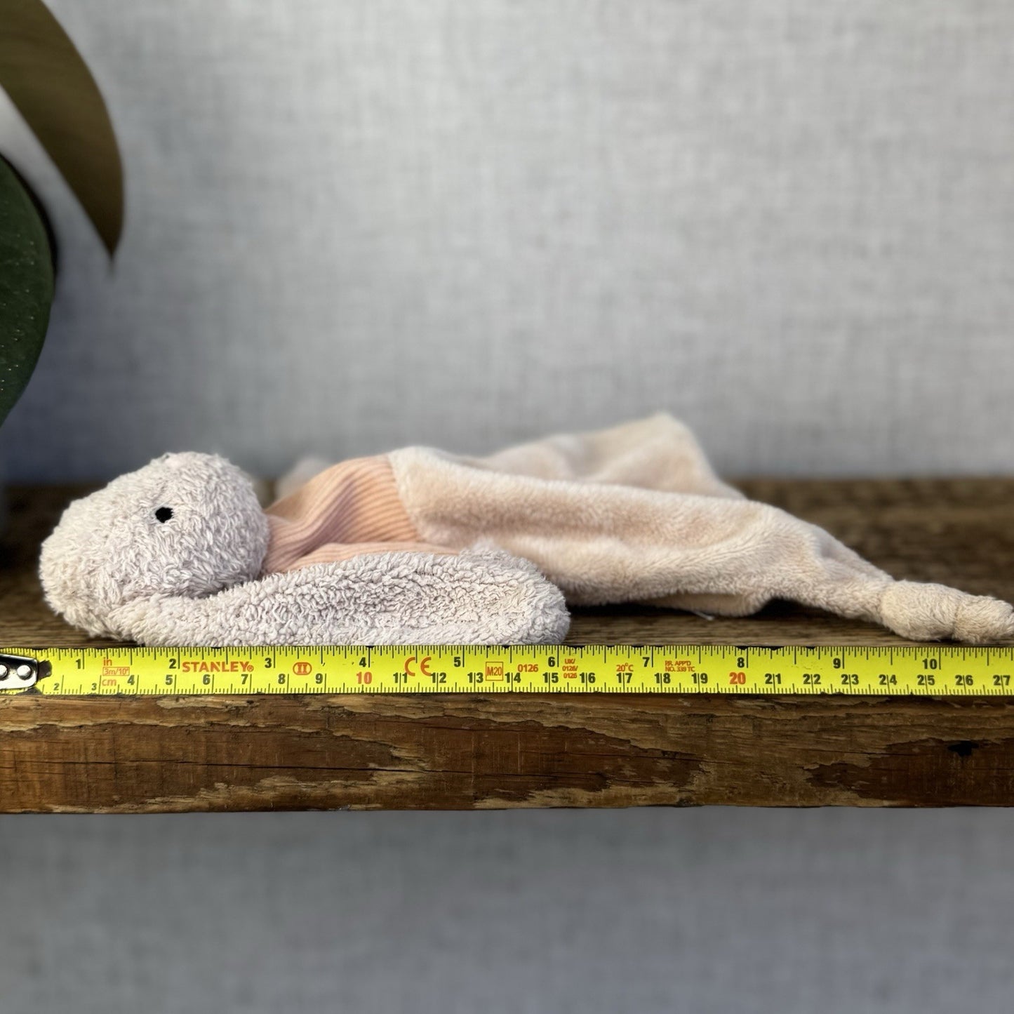 Jellycat Jumble Bunny Pink Rabbit Soother Comforter Baby Plush Soft Toy Blankie