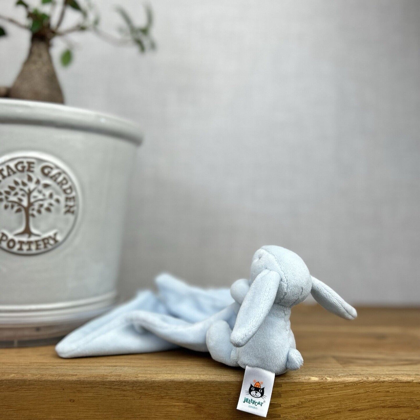 Jellycat - My First Soother Blue - Blue Bunny Velour Comforter - Baby Velour
