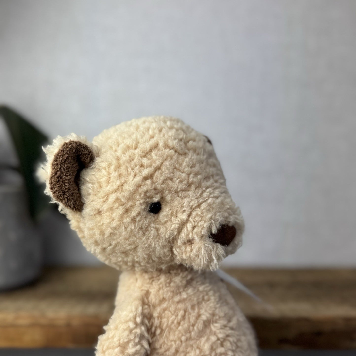 Jellycat Medium Vintage Bear - Vintage Light Brown Bear Beanie Soft Toy 12” Rare
