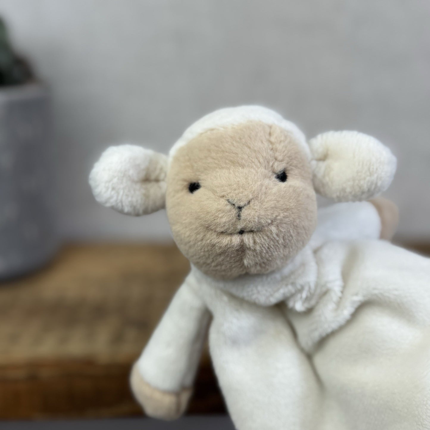 Jellycat Husbie Lamb Soother Comoforter - Sheep Baby Soft Toy Blanket NWOT