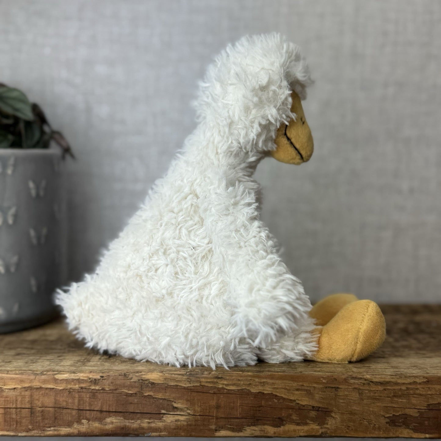Jellycat James Goose Small - Small Cream Fluffy Goose Soft Toy Beanie 10”